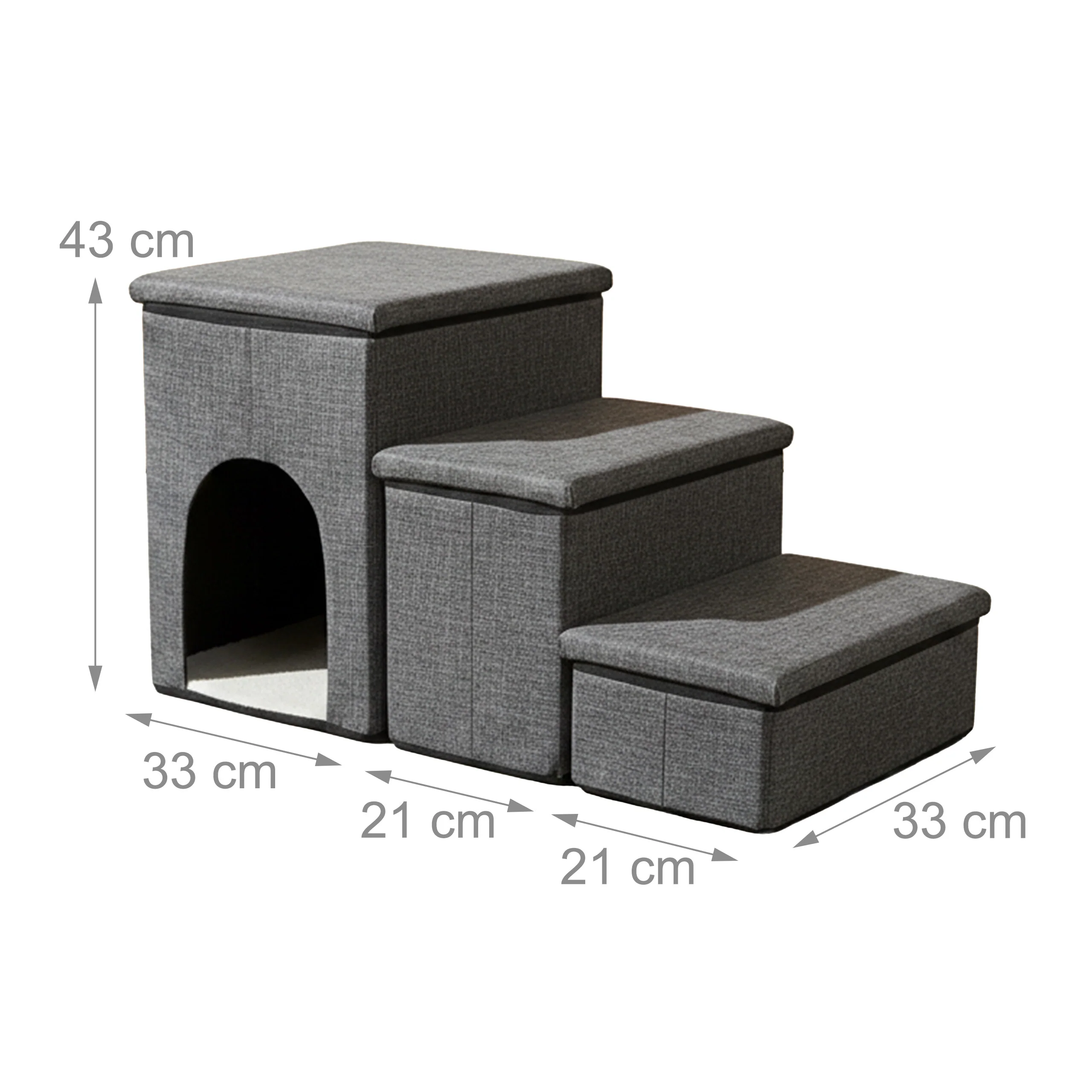 Faltbare Hundetreppe mit 3 Stufen - Image 16