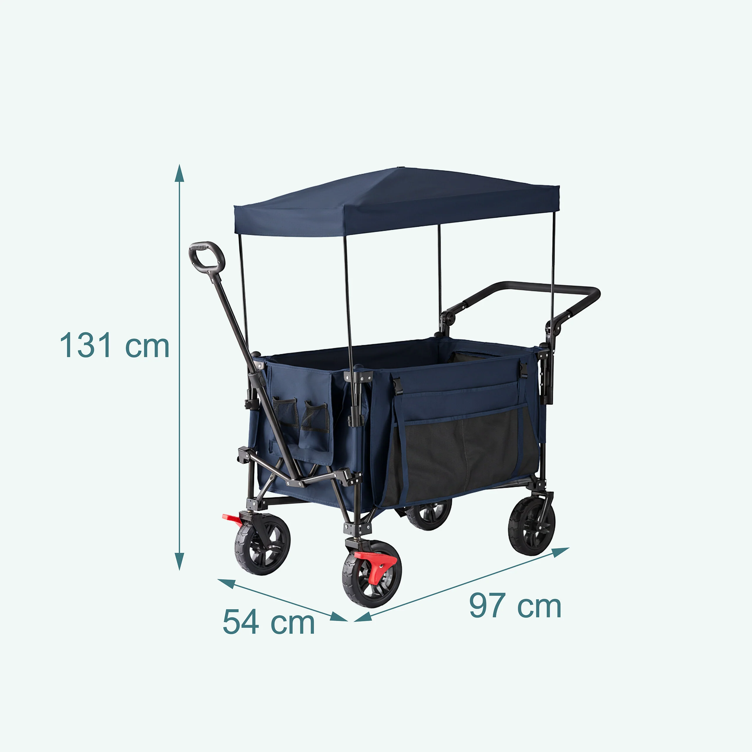 Faltbarer Bollerwagen mit Dach - Image 22