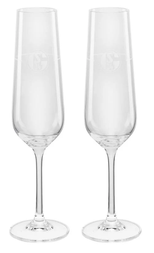 FC Schalke 04 Sektglas 2er-Set
