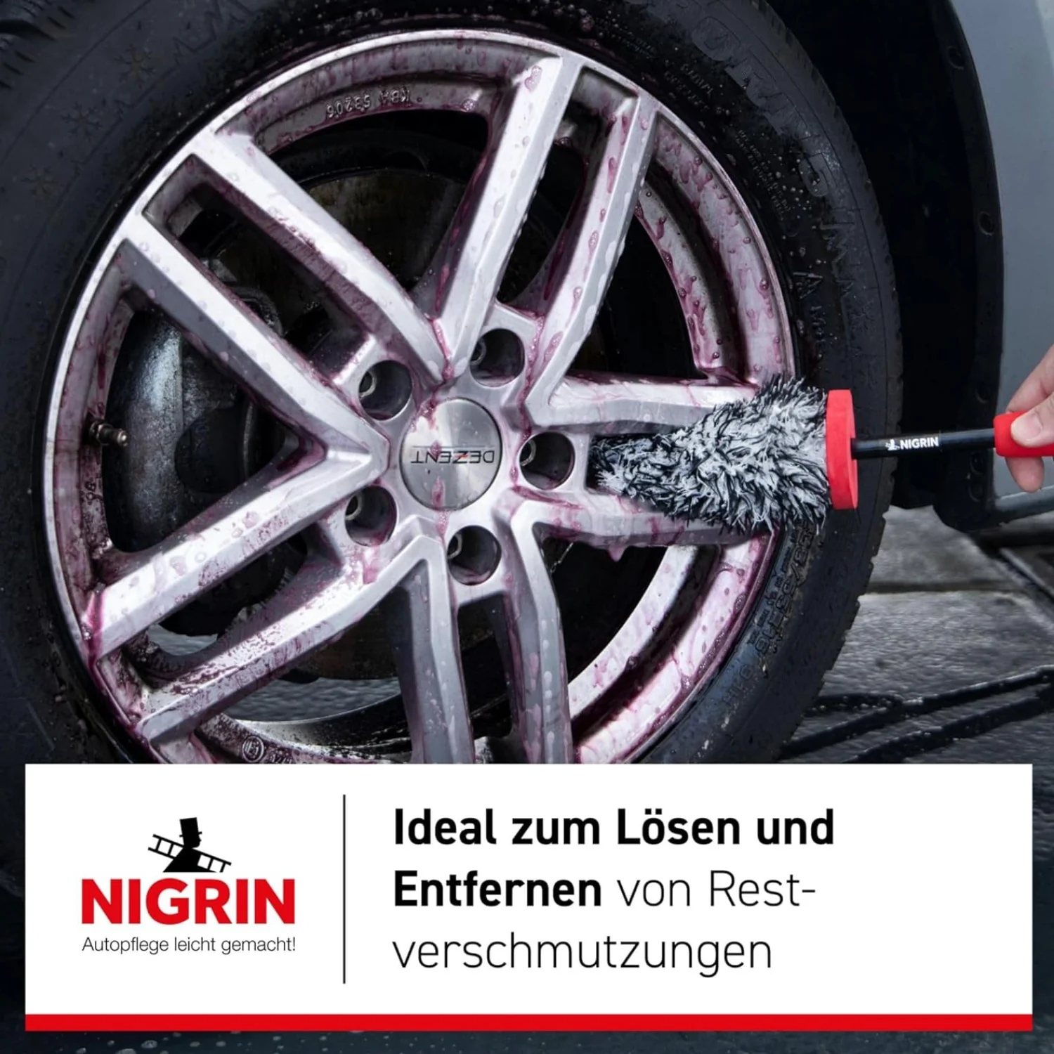 Felgenbürste mit Mikrofaser-Wechselbezug - Image 8