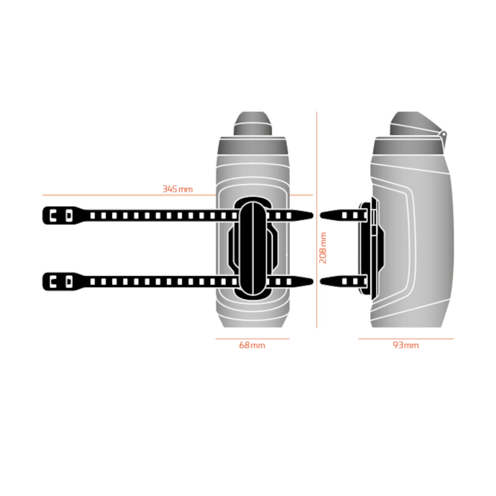 Fidlock Trinkflasche & Halterung Twist Bottle - Image 3