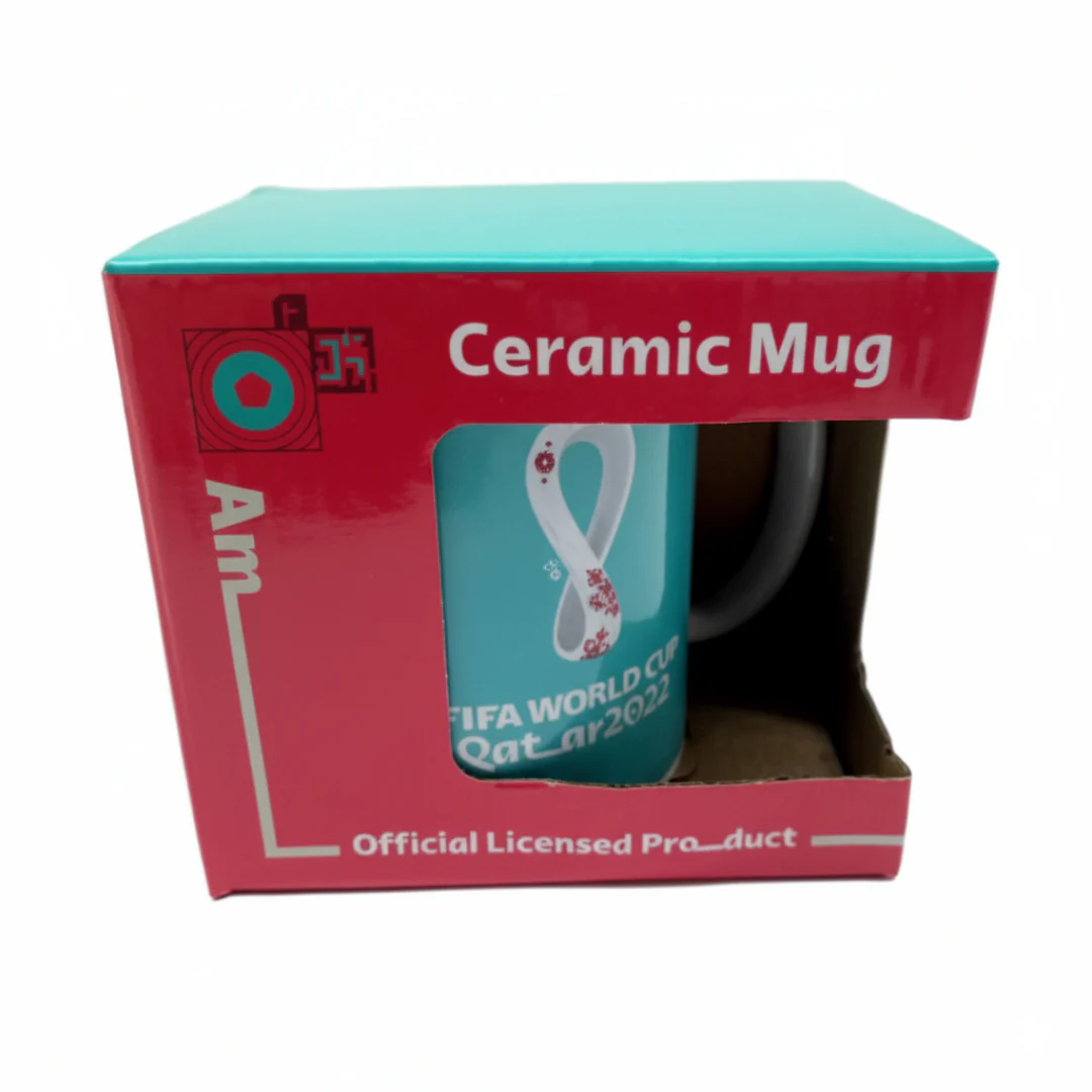 FIFA Fussball Weltmeisterschaft 2022 Qatar Becher 325 ml 456 Lizenzprodukt Tasse - Image 2