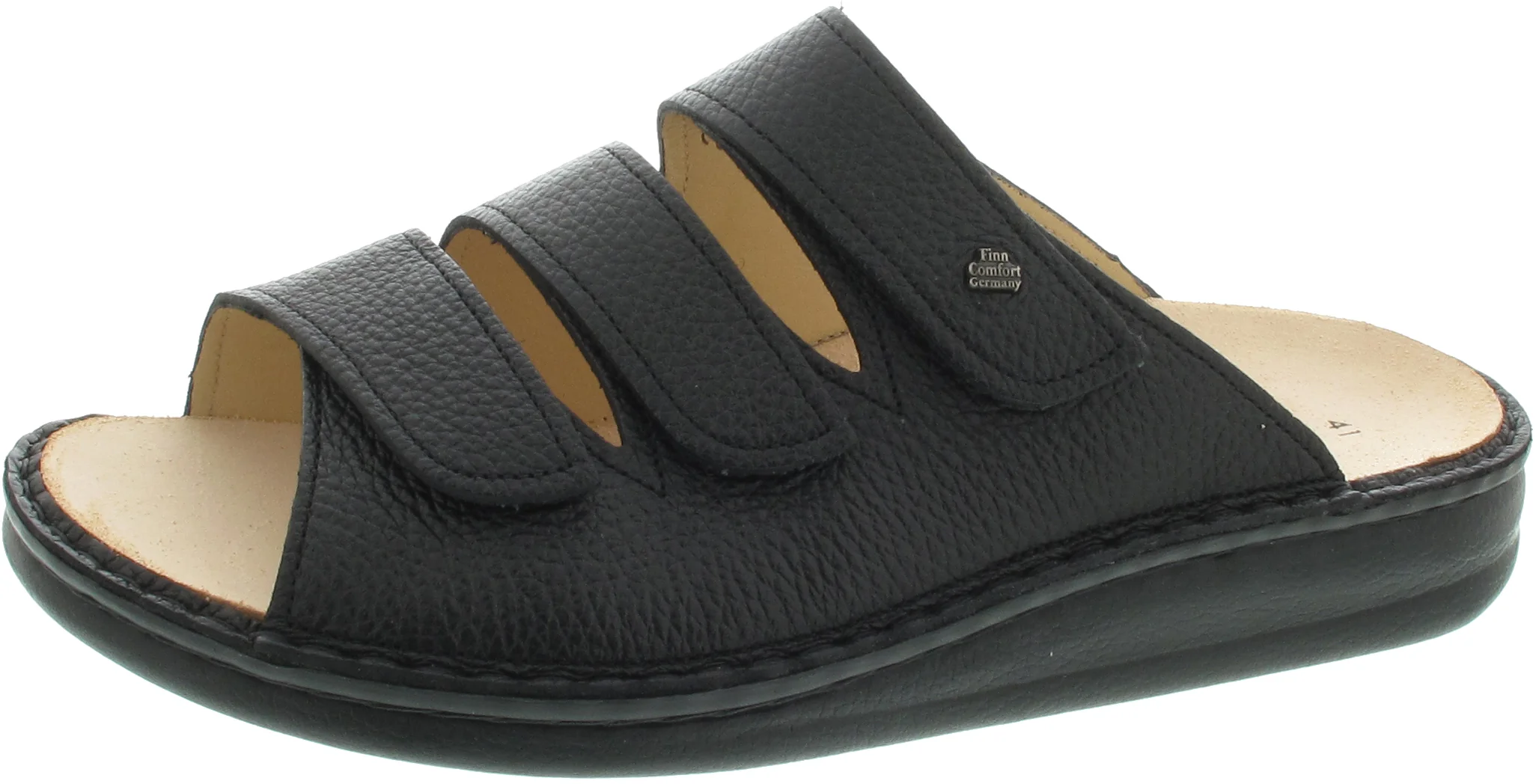 Finn Comfort Korfu Herren Pantolette schwarz - Image 4