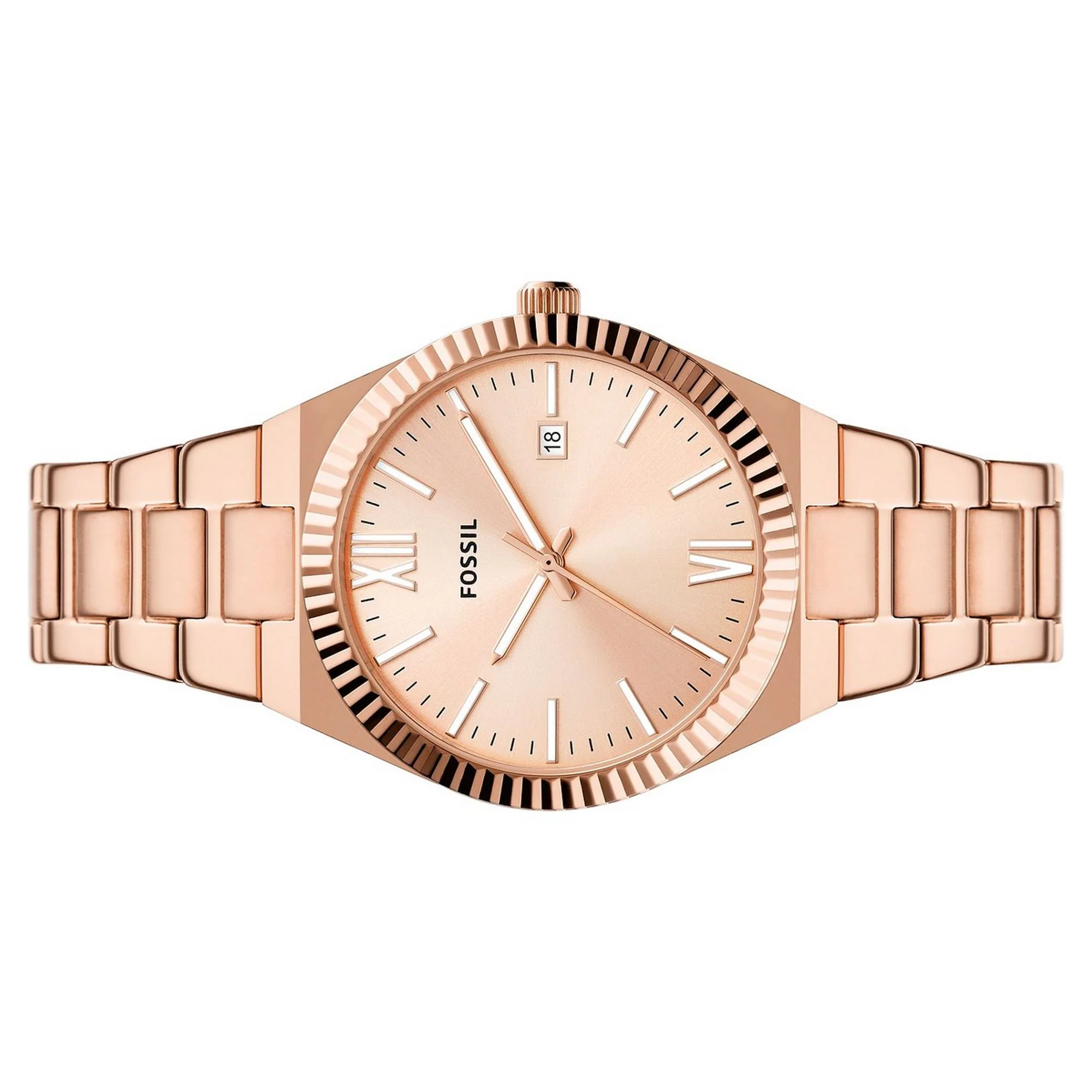Fossil Damen Uhr Armbanduhr Edelstahl Rosé ES5258 Scarlette - Image 2