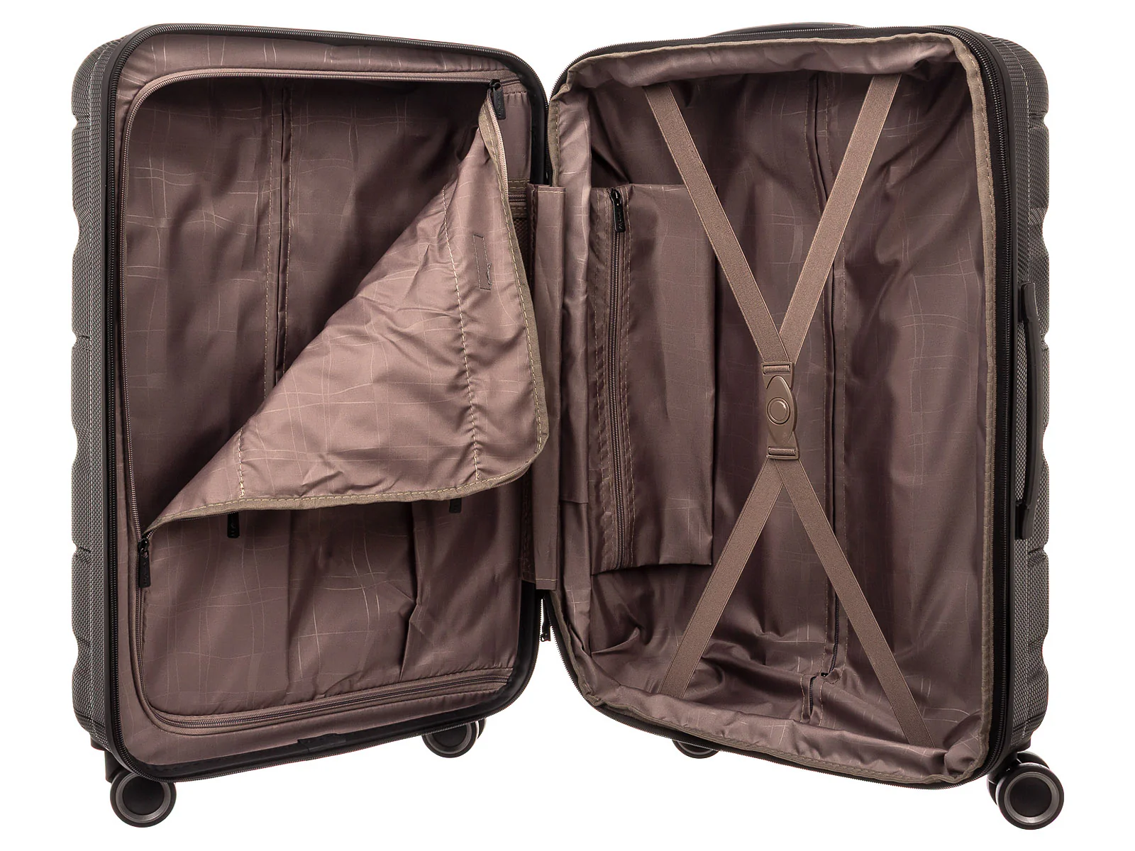 Franky 75er Spinner Dehnfalte ABS13 Hartschalenkoffer mit TSA-Schloss green II - Image 12
