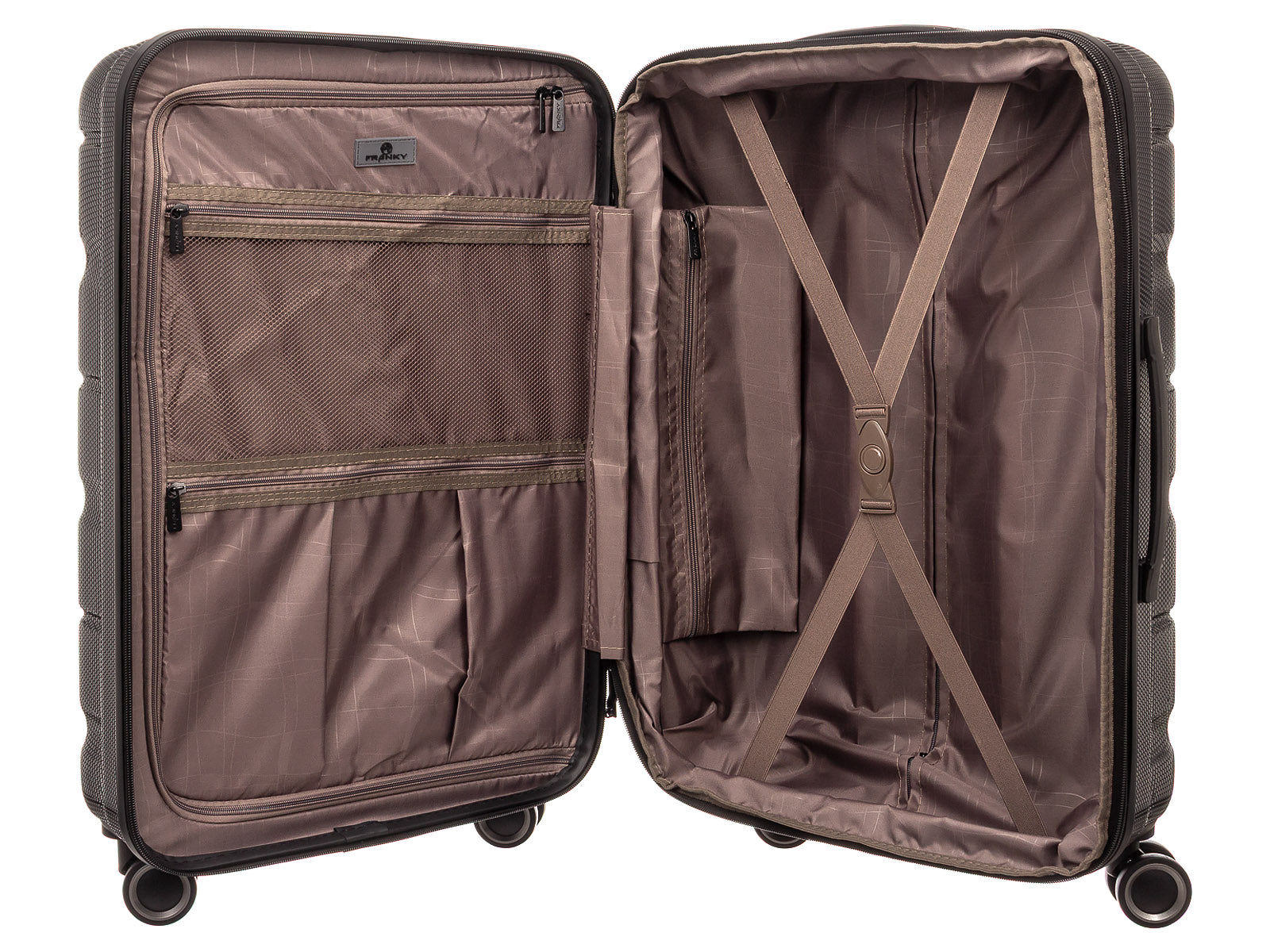 Franky 75er Spinner Dehnfalte ABS13 Hartschalenkoffer mit TSA-Schloss green II - Image 20