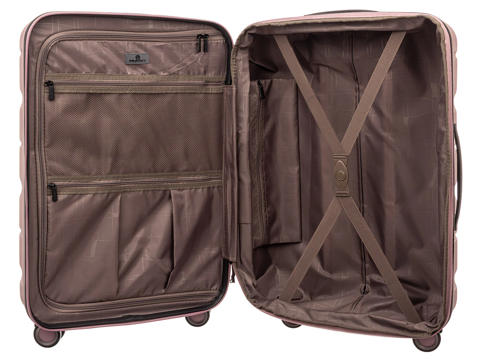 Franky 75er Spinner Dehnfalte ABS13 Hartschalenkoffer mit TSA-Schloss green II - Image 30