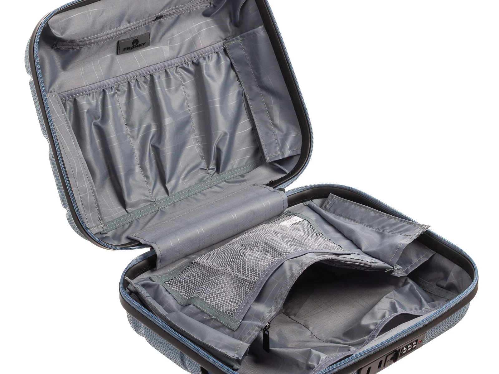 Franky ABS13 Beautycase Handgepäck Hartschale mit TSA-Schloss bluestone - Image 8