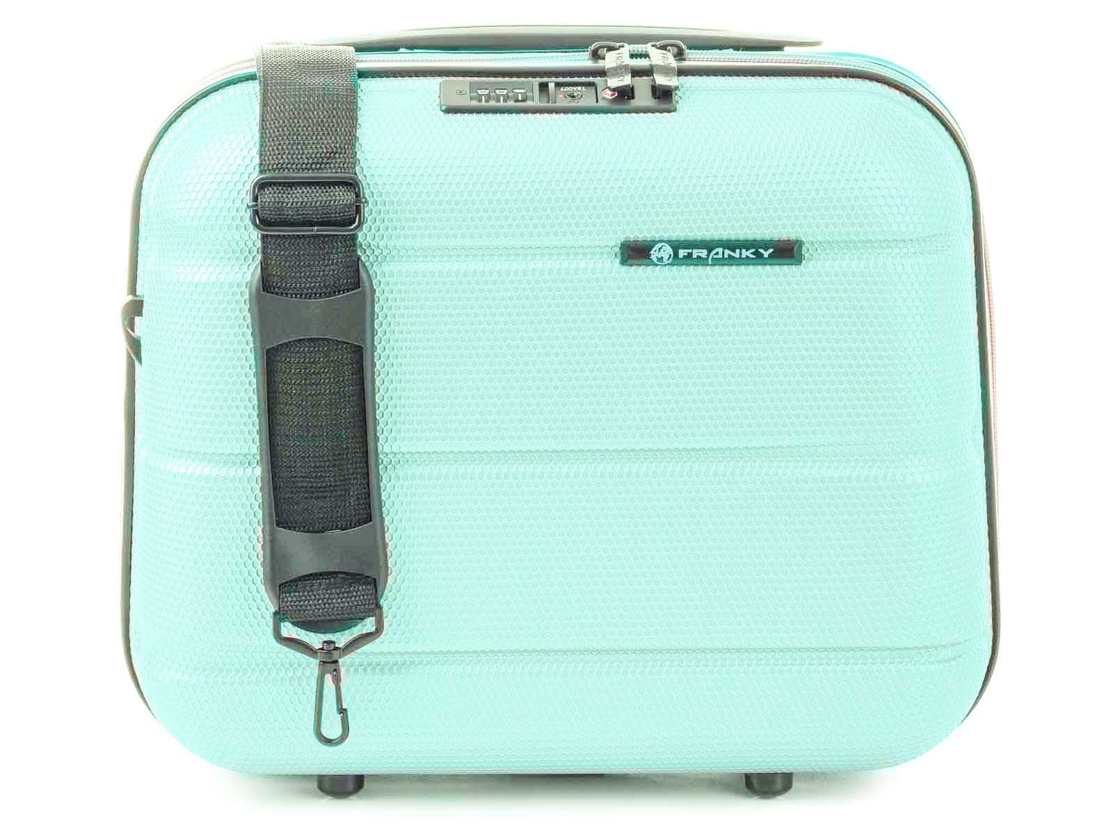 Franky ABS13 Beautycase Handgepäck Hartschale mit TSA-Schloss bluestone - Image 9