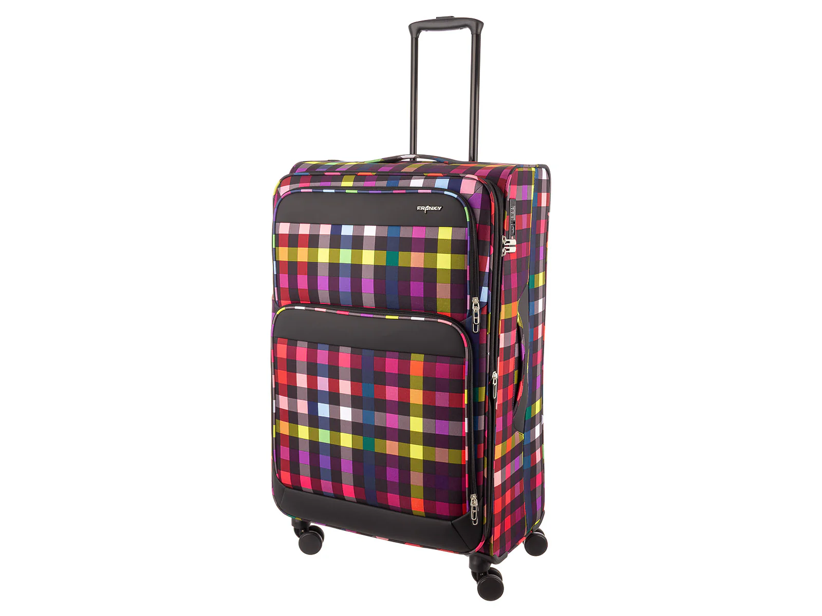 Franky Koffer Gr. L Reisegepäck T27-F Spinner 75er mit Dehnfalte teal/turquise - Image 13