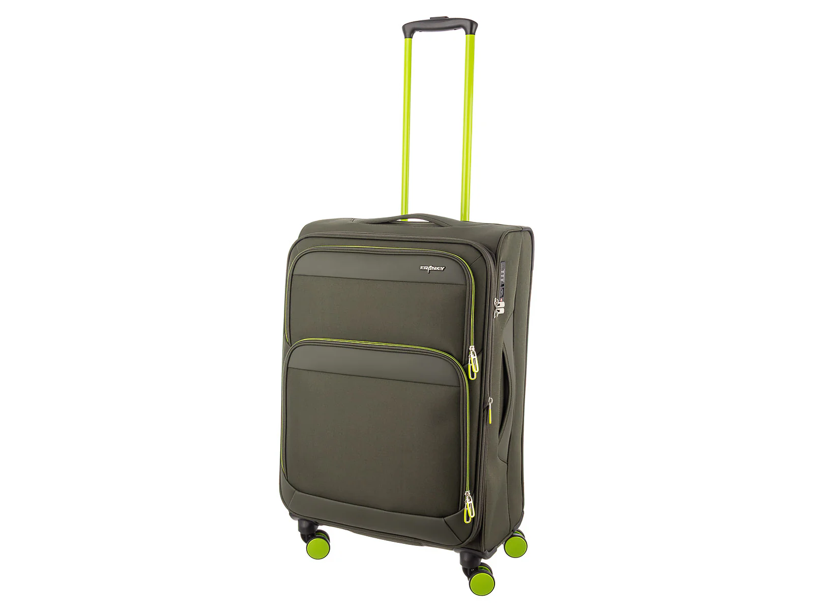 Franky Koffer Gr. M Reisegepäck T27-F Spinner 65er mit Dehnfalte multicolor/black - Image 10