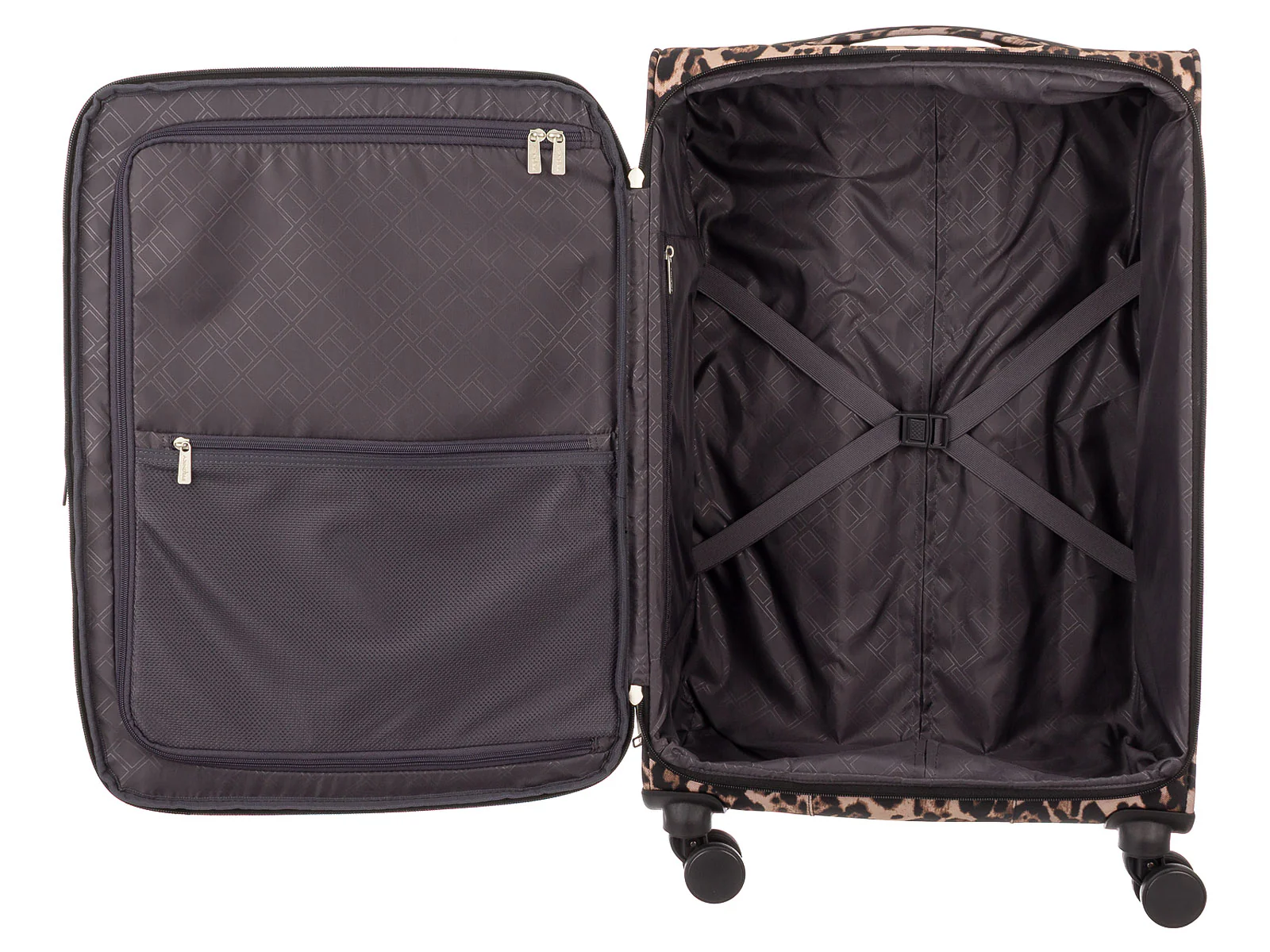 Franky Koffer Gr. M Reisegepäck T27-F Spinner 65er mit Dehnfalte multicolor/black - Image 26
