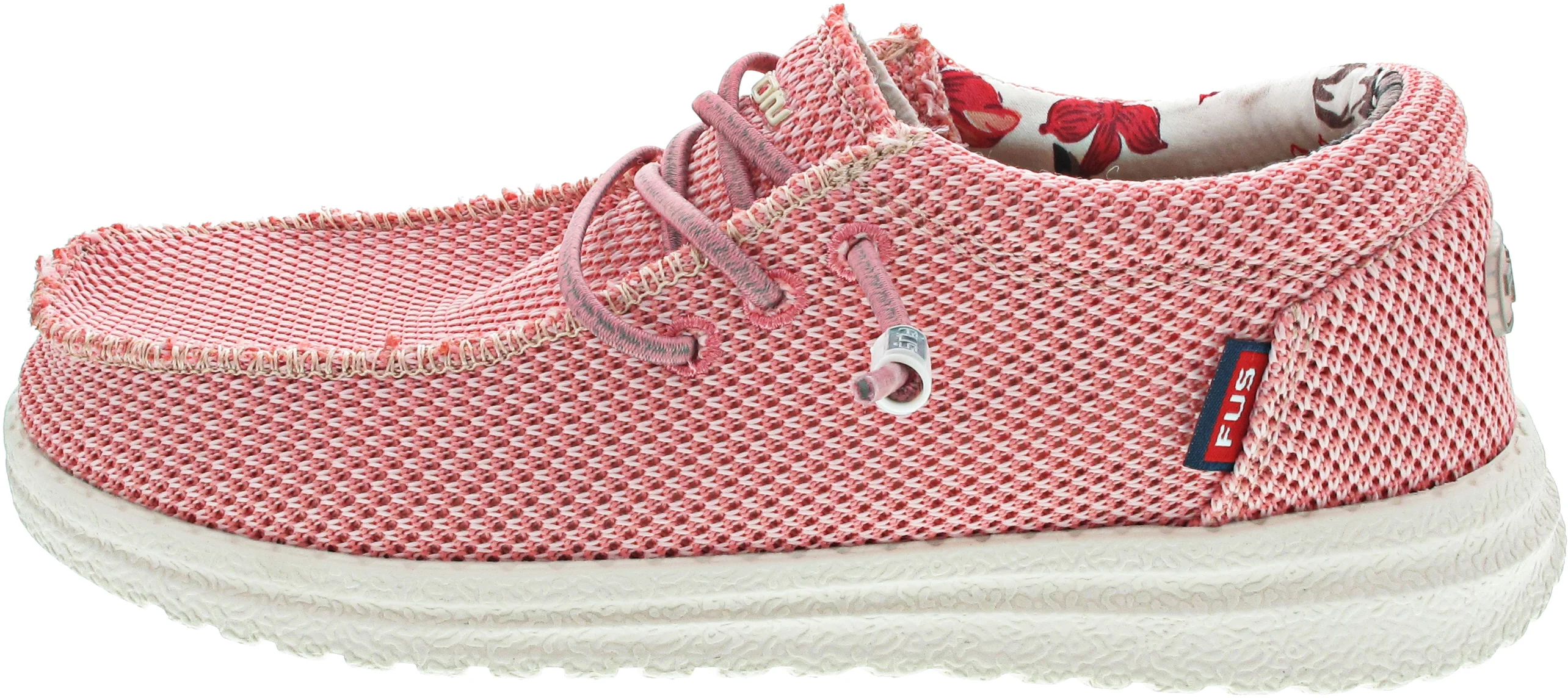 Fusion sportlicher Schnürer Rosa