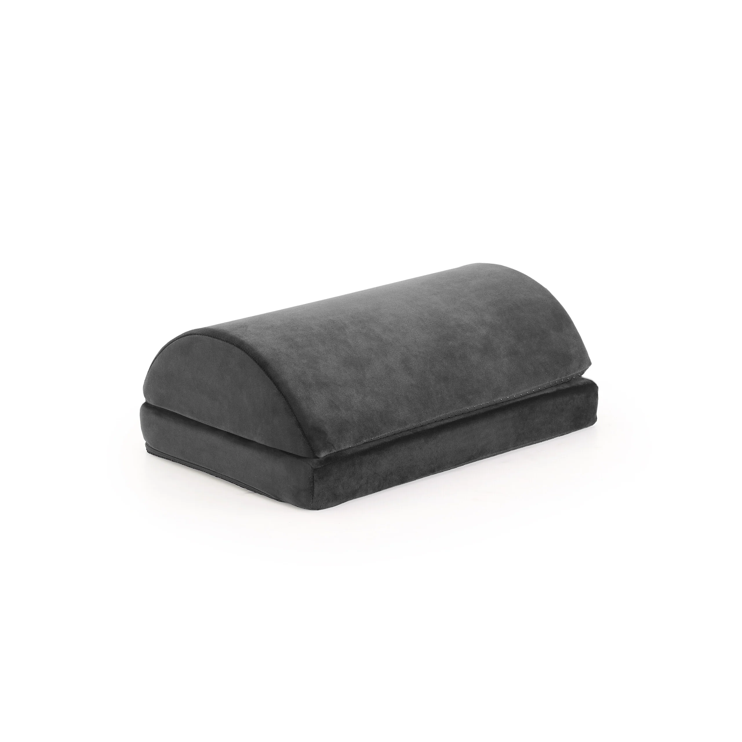 Fußstütze / Fußablage Podi Velvet 1 mit Schaumstoffkern / Samt schwarz hjh OFFICE - Image 4