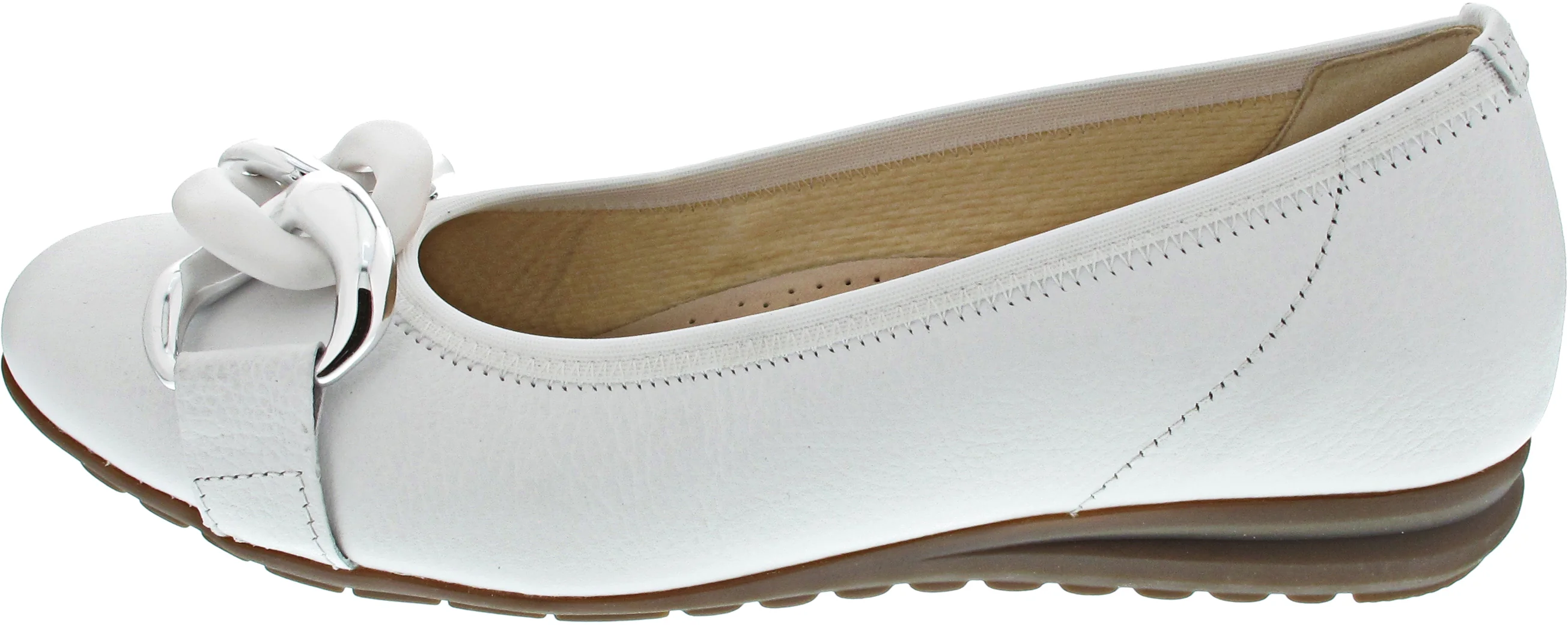 Gabor Comfort Ballerina Weiß