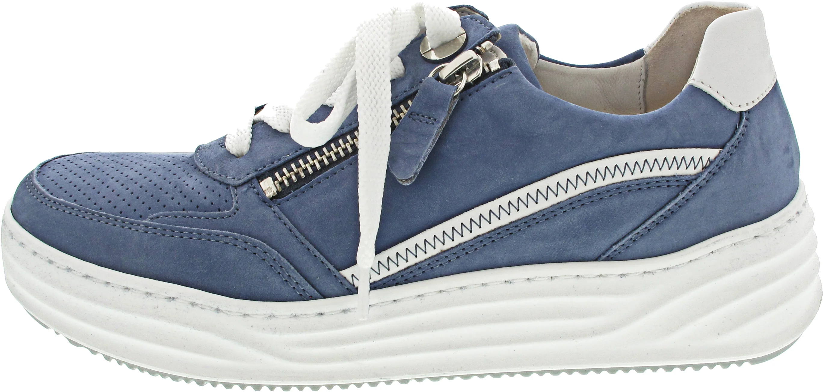 Gabor Comfort Florenz sportlicher Schnürer Blau