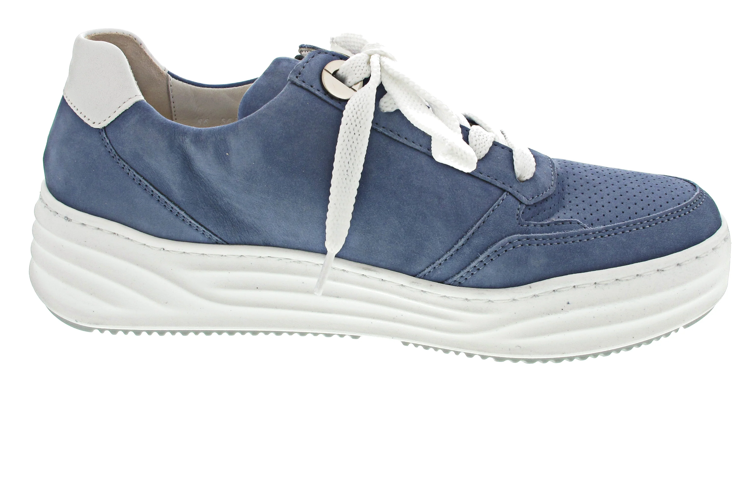 Gabor Comfort Florenz sportlicher Schnürer Blau - Image 6