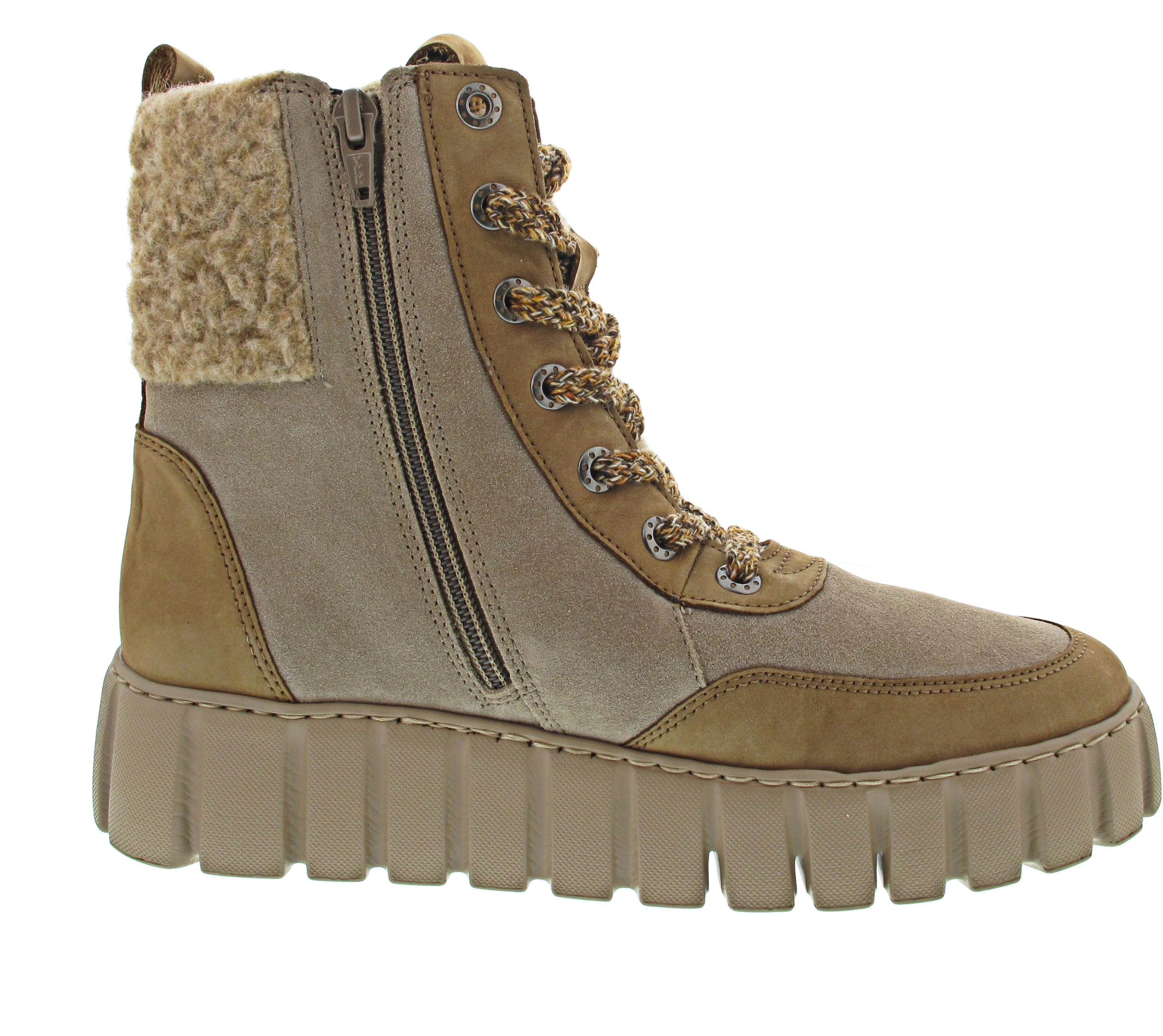 Gabor Comfort Schnürstiefel Beige - Image 3