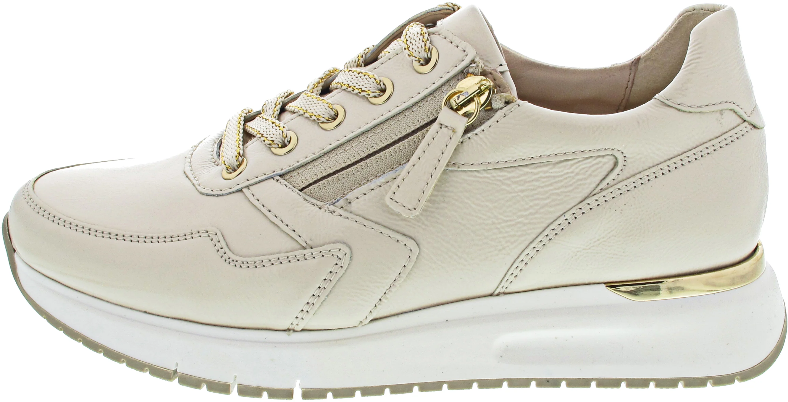Gabor Comfort Sneaker Beige - Image 3