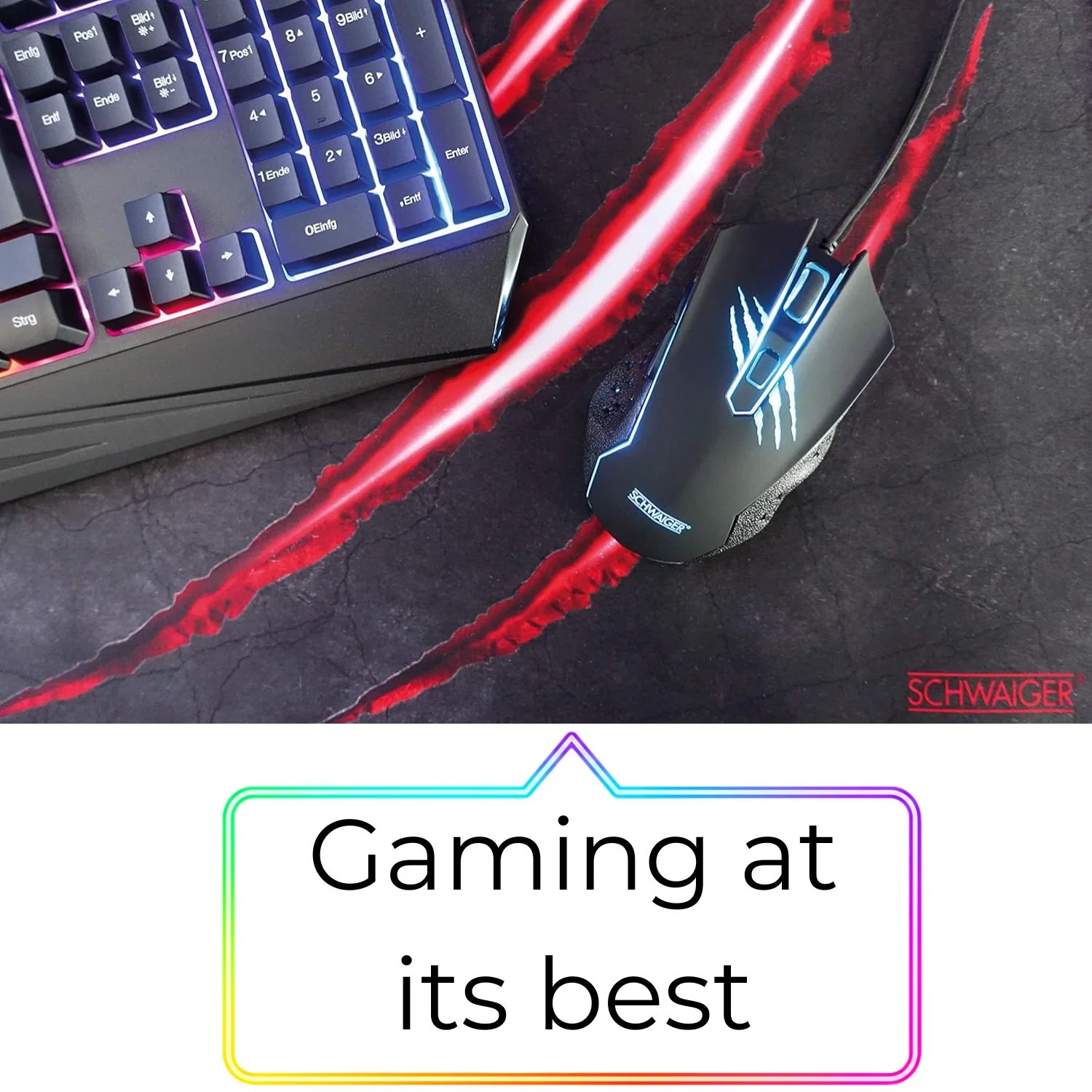 Gaming Bundle Tastatur + Maus + Deskpad - Image 3