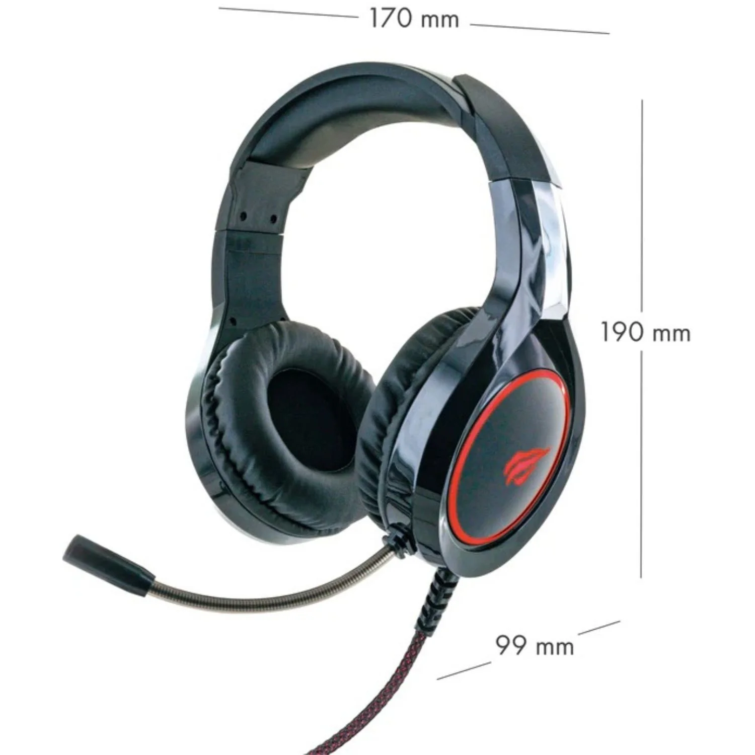 Gaming Headset Stereo 2x 3,5mm Beleuchtet - Image 10