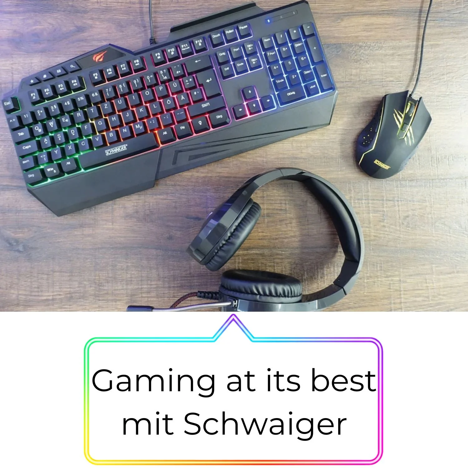 Gaming Tastatur RGB Beleuchtung DE-Layout - Image 2