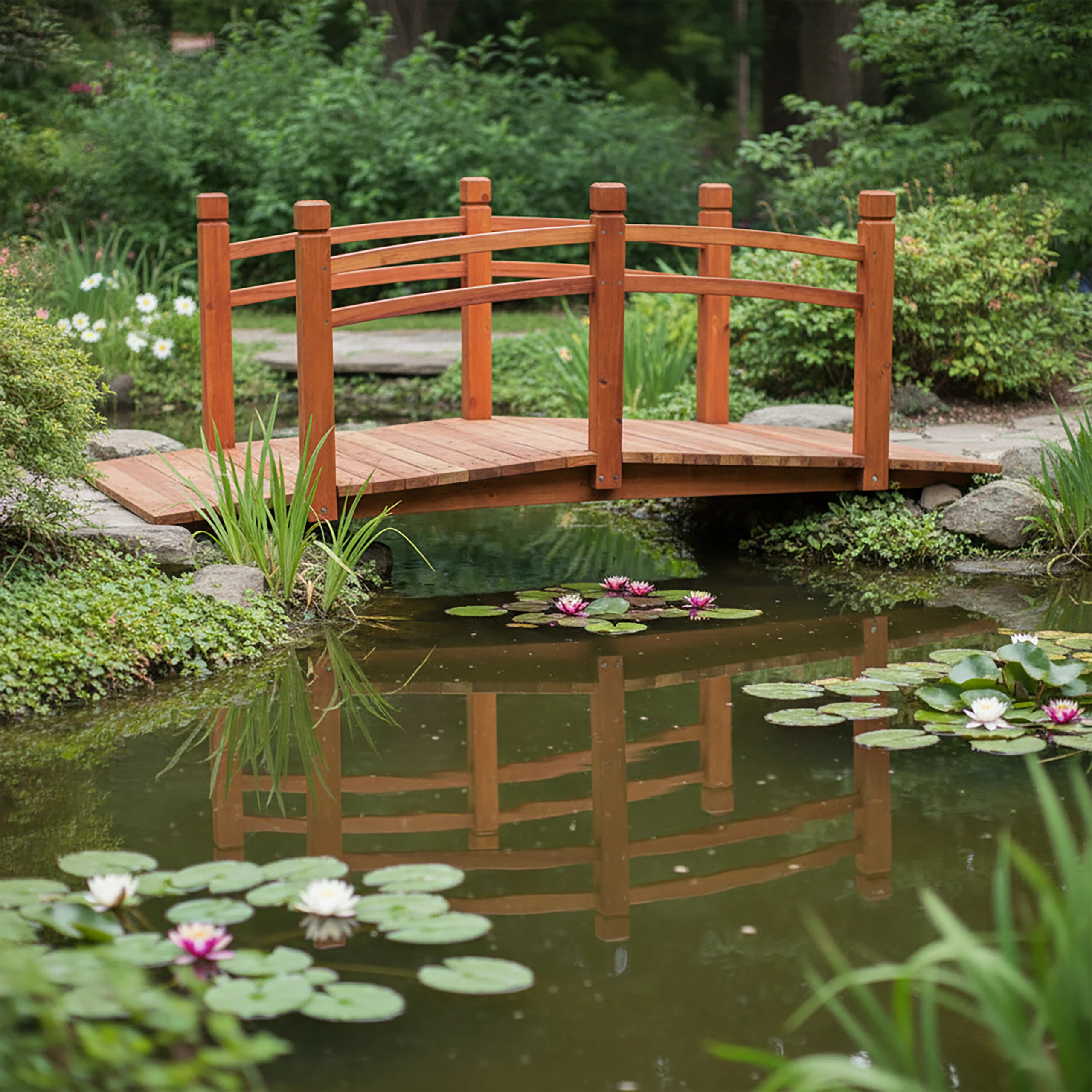 Garten Brücke Tannenholz 200 kg - Image 13