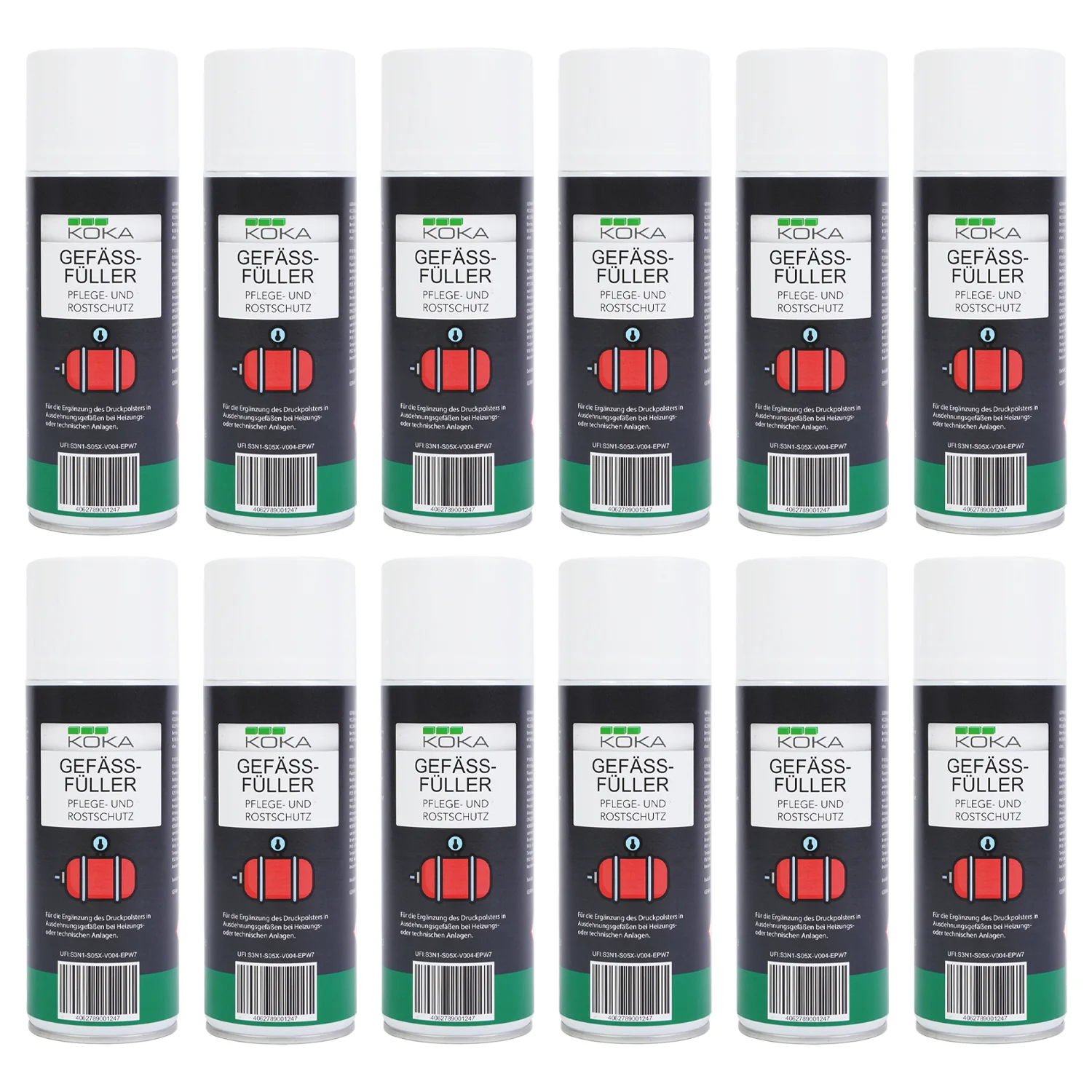KOKA Gefäßfüller Ausdehnungsgefäß Füller Druck Spray 400 ml - Image 4