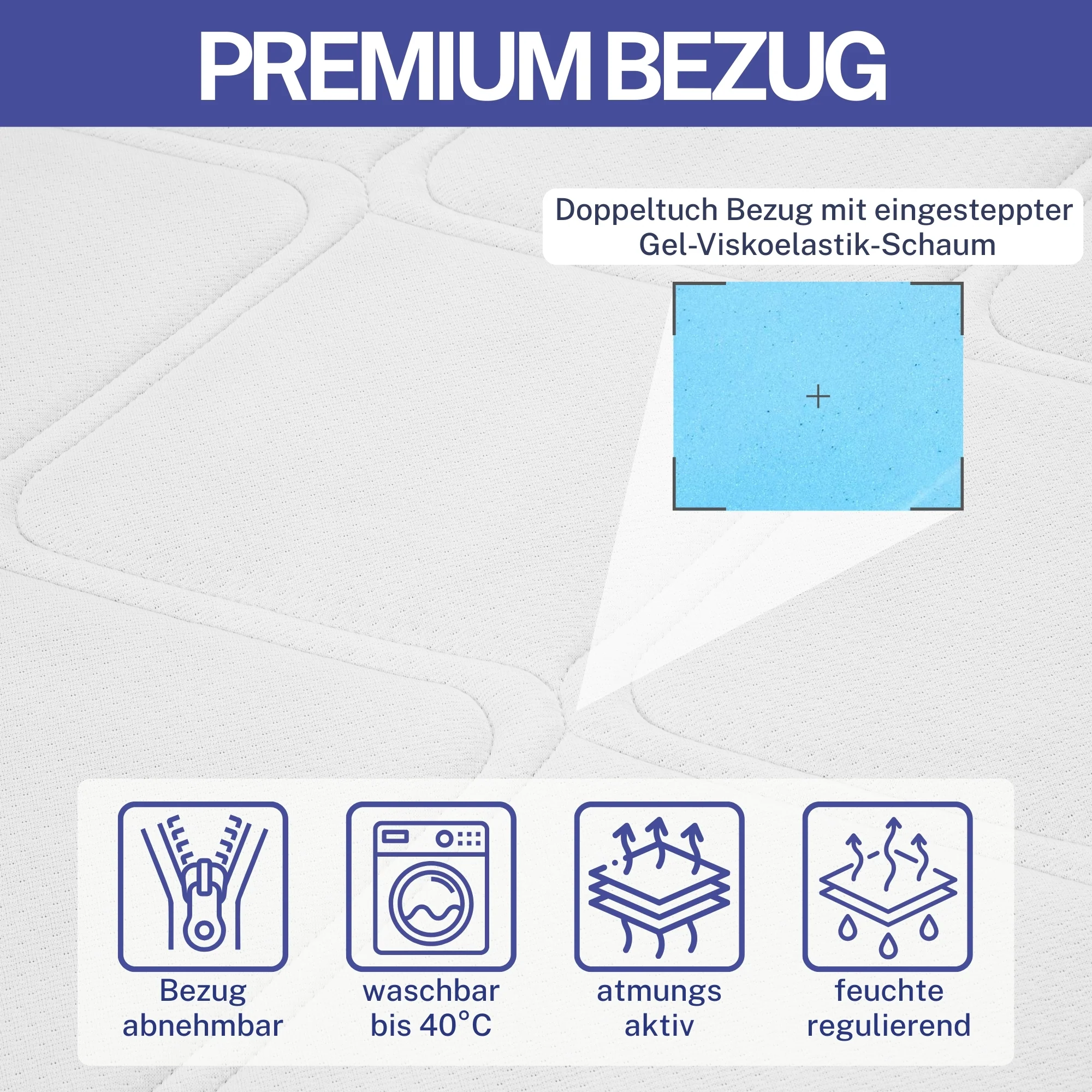 GEL-KALTSCHAUMMATRATZE RELAXX Höhe 25cm - Image 22