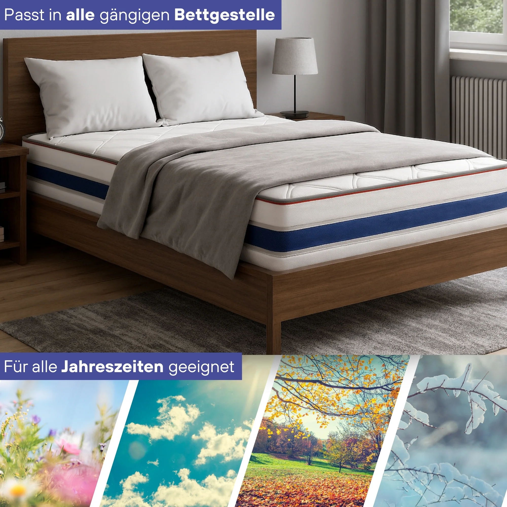 GEL-KALTSCHAUMMATRATZE RELAXX Höhe 25cm - Image 8