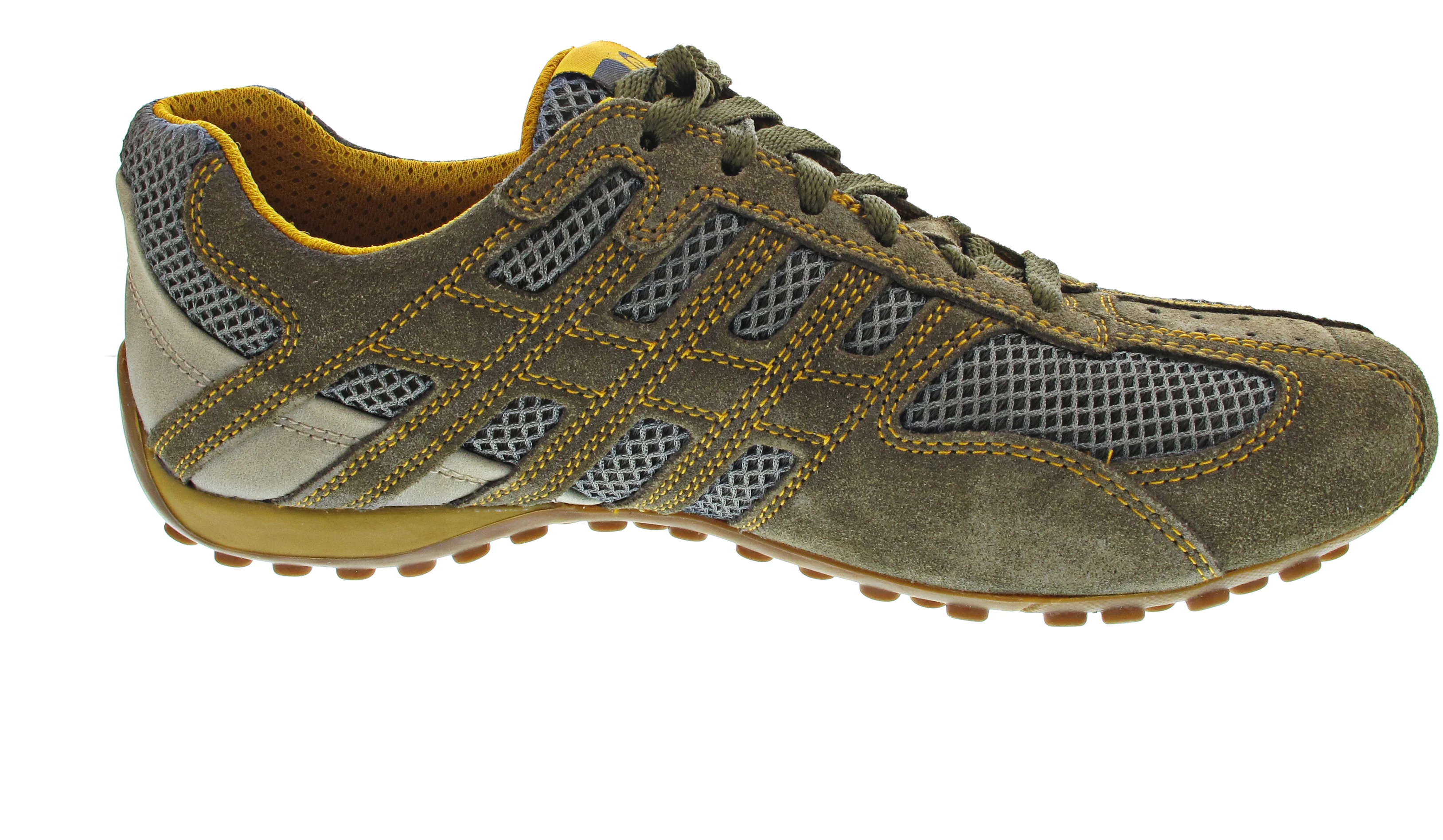 Geox Snake Original sportlicher Schnürer Braun - Image 9