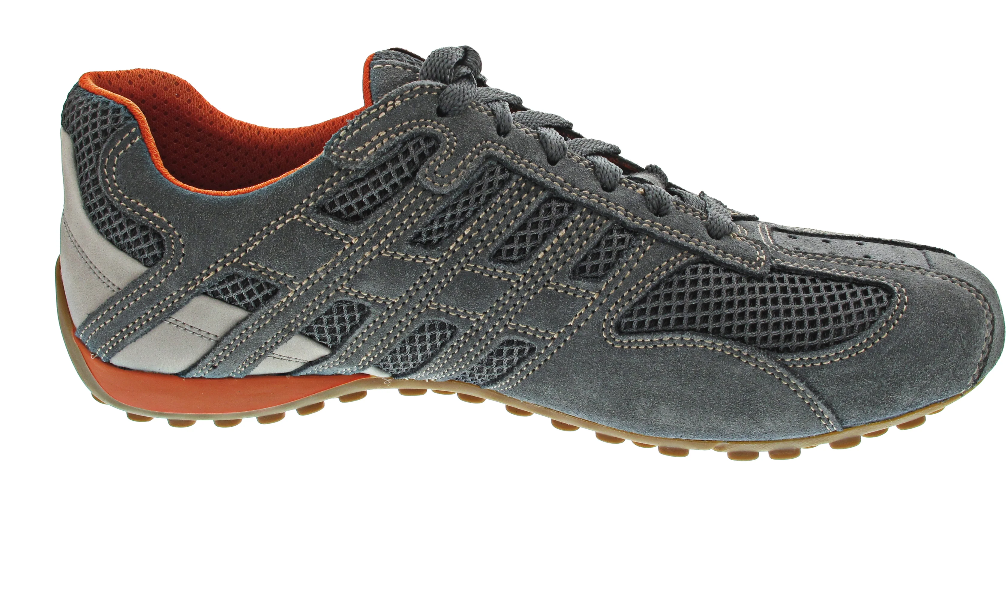 Geox Snake sportlicher Schnürer Grau - Image 6