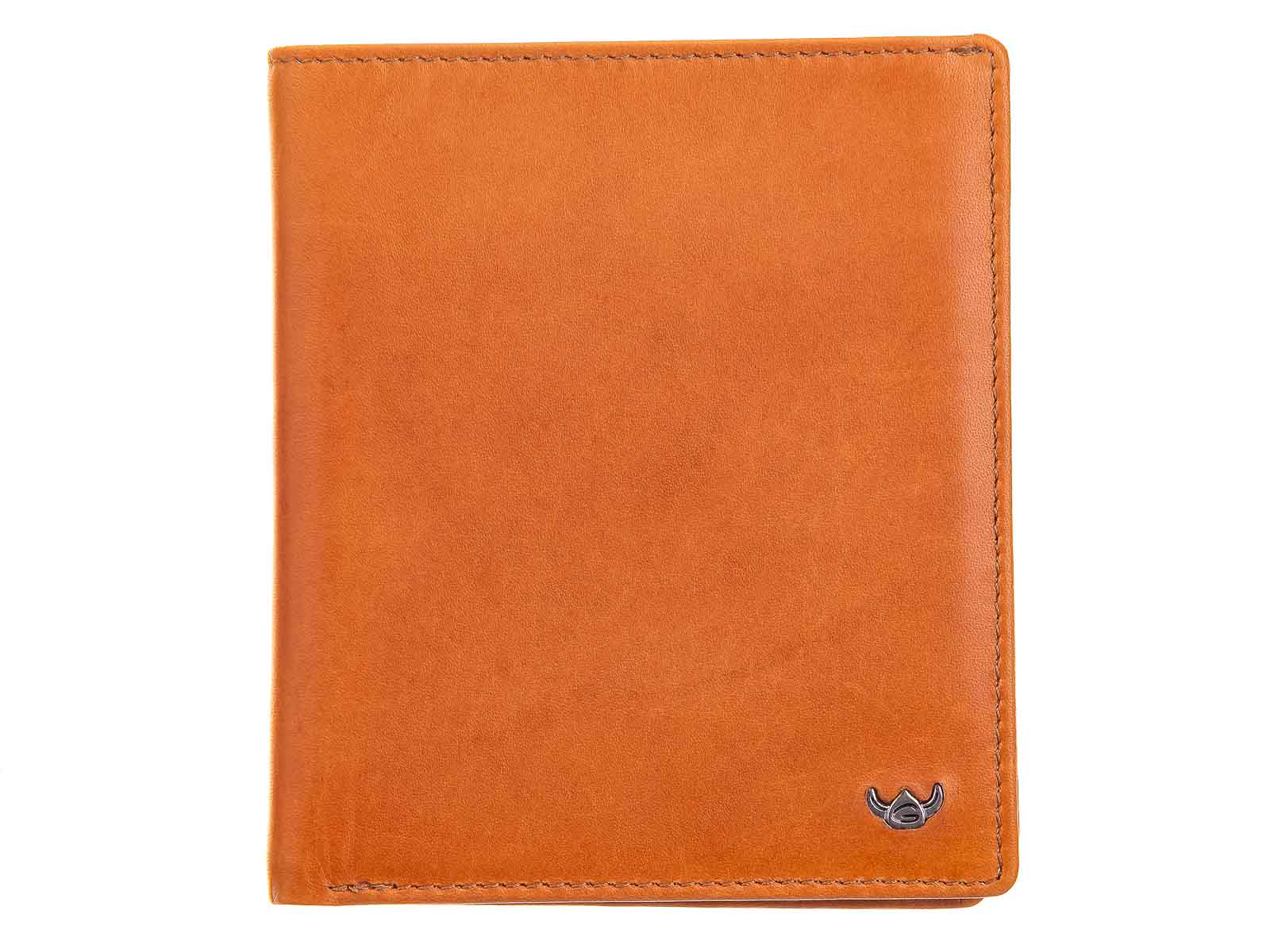 Golden Head Como Billfold coin wallet Kombischeintasche Herren Cognac