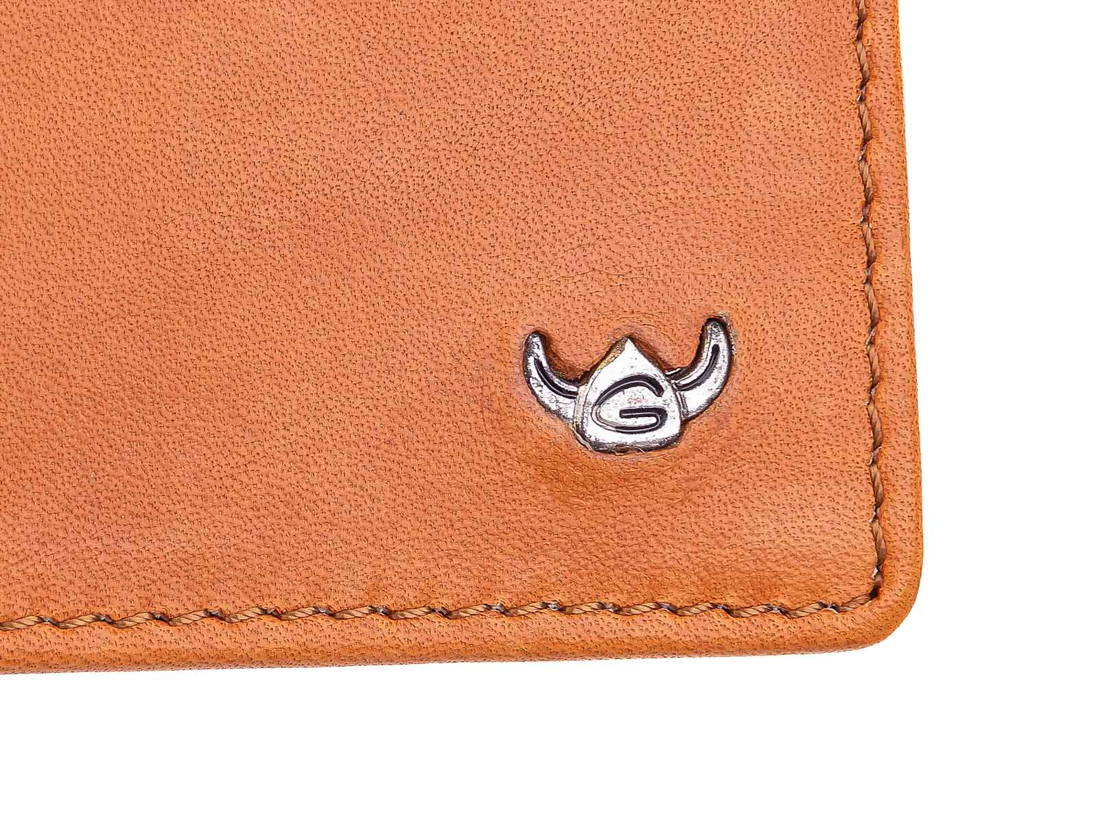 Golden Head Como Billfold coin wallet Kombischeintasche Herren Cognac - Image 5