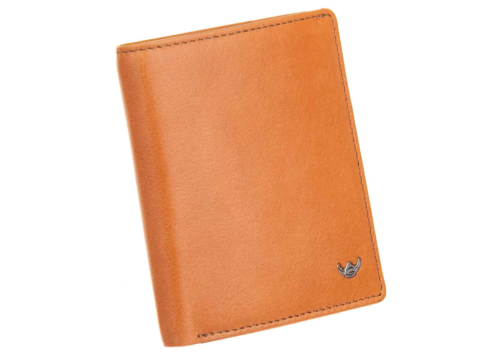 Golden Head Como Billfold coin wallet Kombischeintasche klein Herren Cognac - Image 3