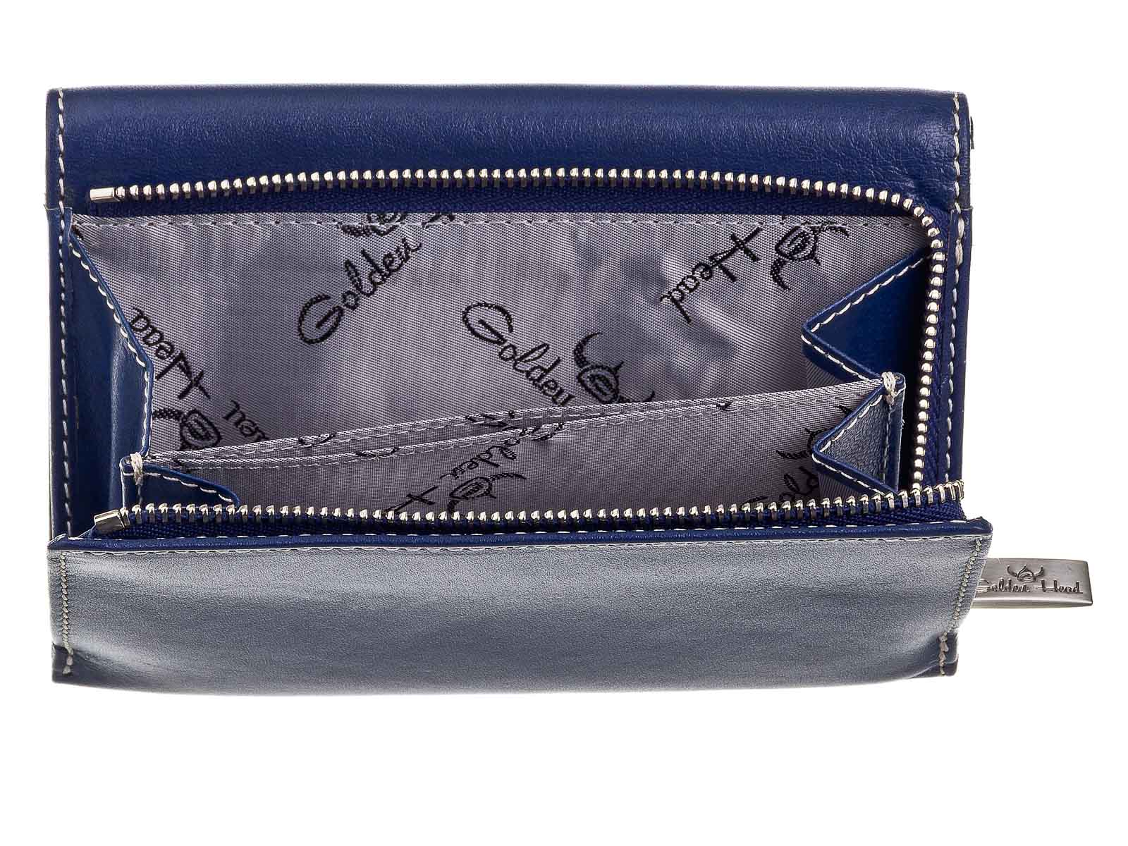 Golden Head Venezia Reißverschlussbörse Ladies purse wallet Geldbörse Damen Dunkelgrün - Image 20