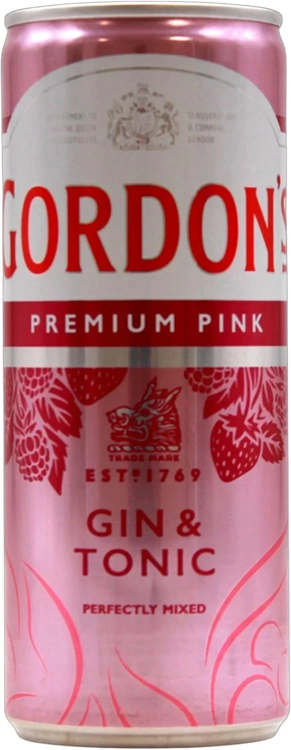 Gordons London Dry Gin Tonic - 12 x 0,25L Dosen - Wasser Mixgetränk Gin & Tonic - Image 14
