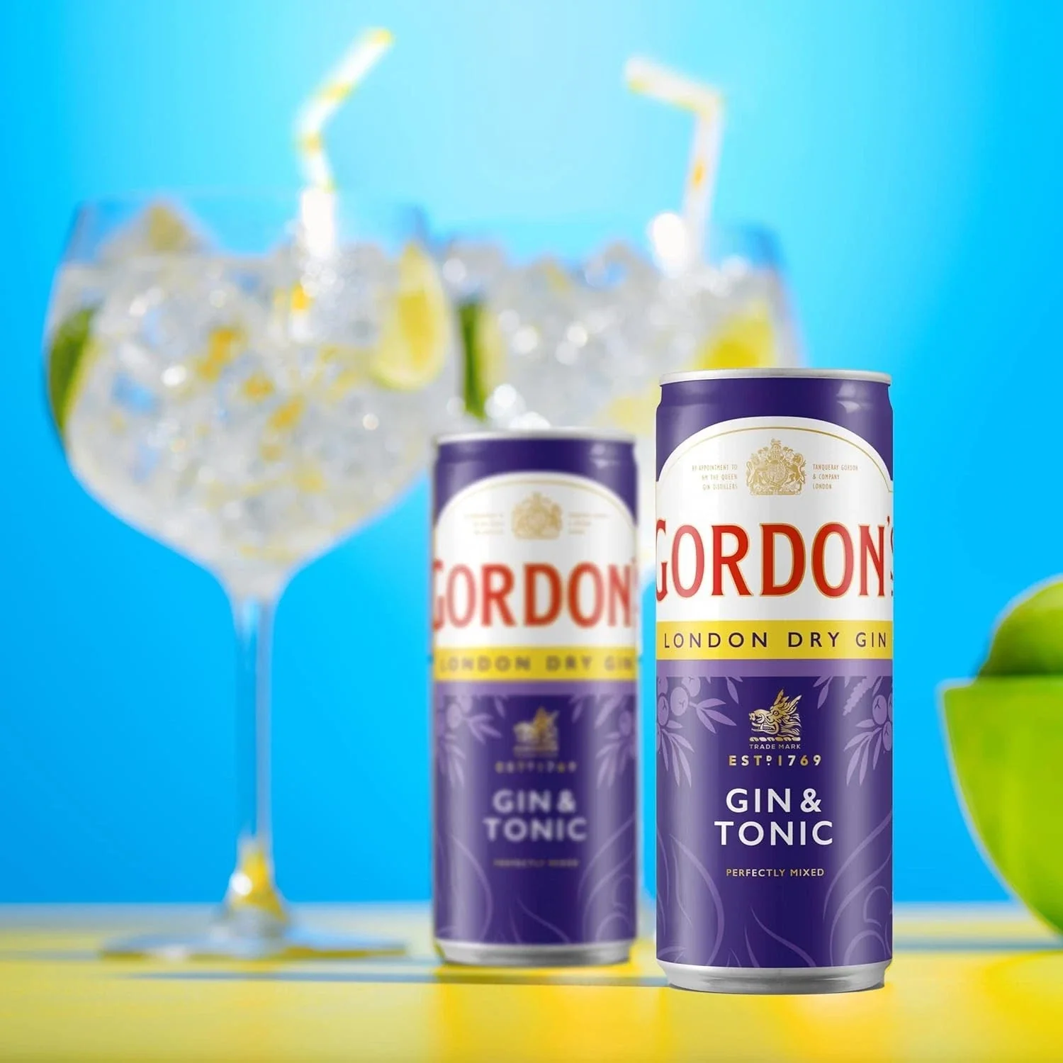 Gordons London Dry Gin Tonic - 12 x 0,25L Dosen - Wasser Mixgetränk Gin & Tonic - Image 5