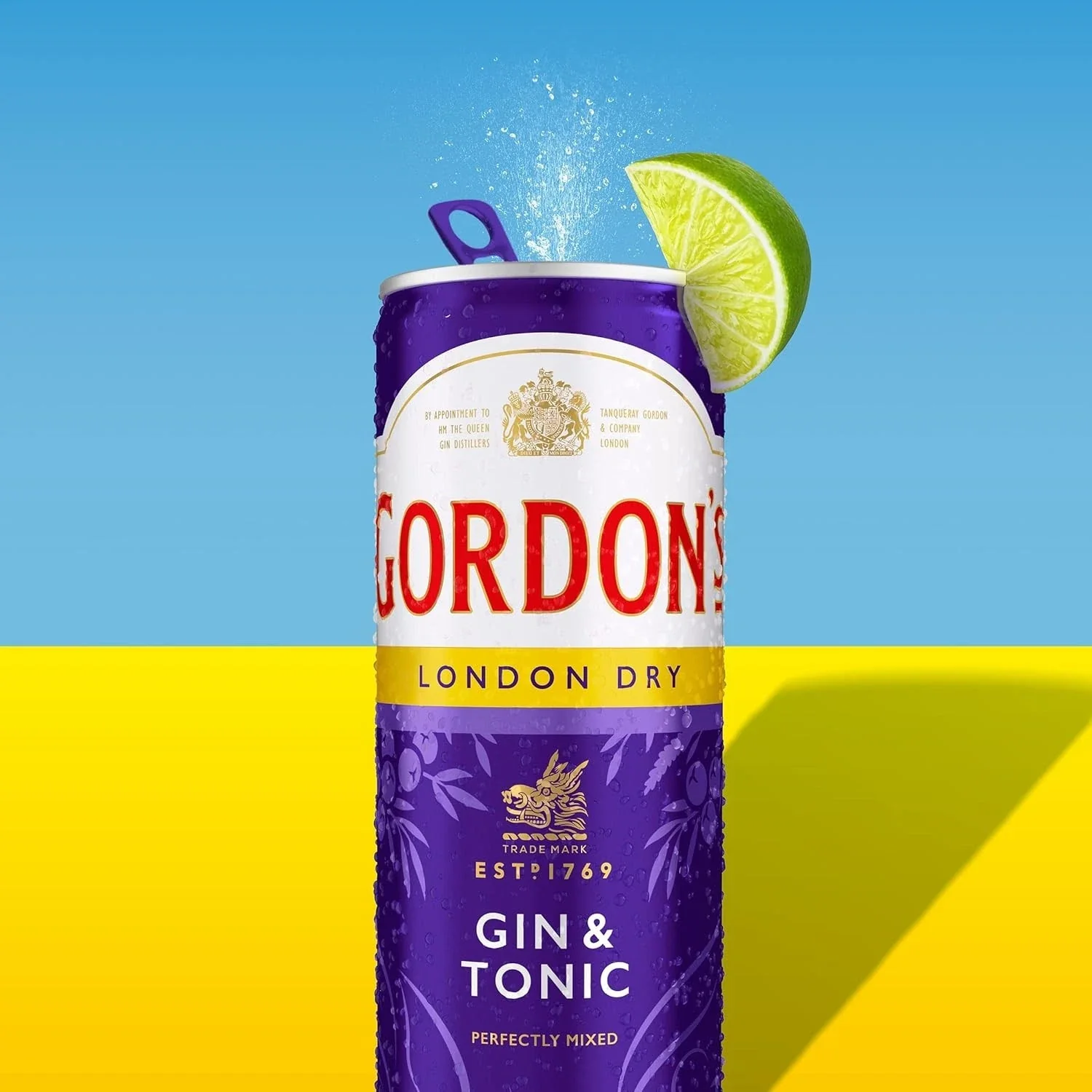 Gordons London Dry Gin Tonic - 12 x 0,25L Dosen - Wasser Mixgetränk Gin & Tonic - Image 6
