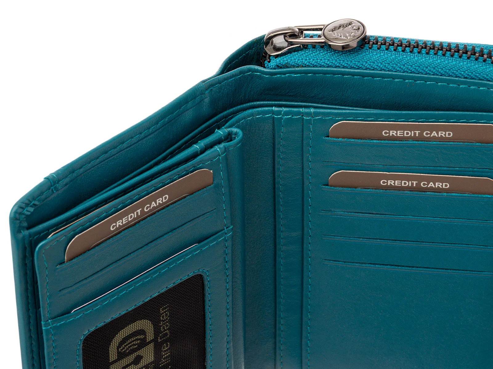 Greenwood Damen Geldbörse BAXX20 Nappa Leder mit RFID royalblue - Image 23