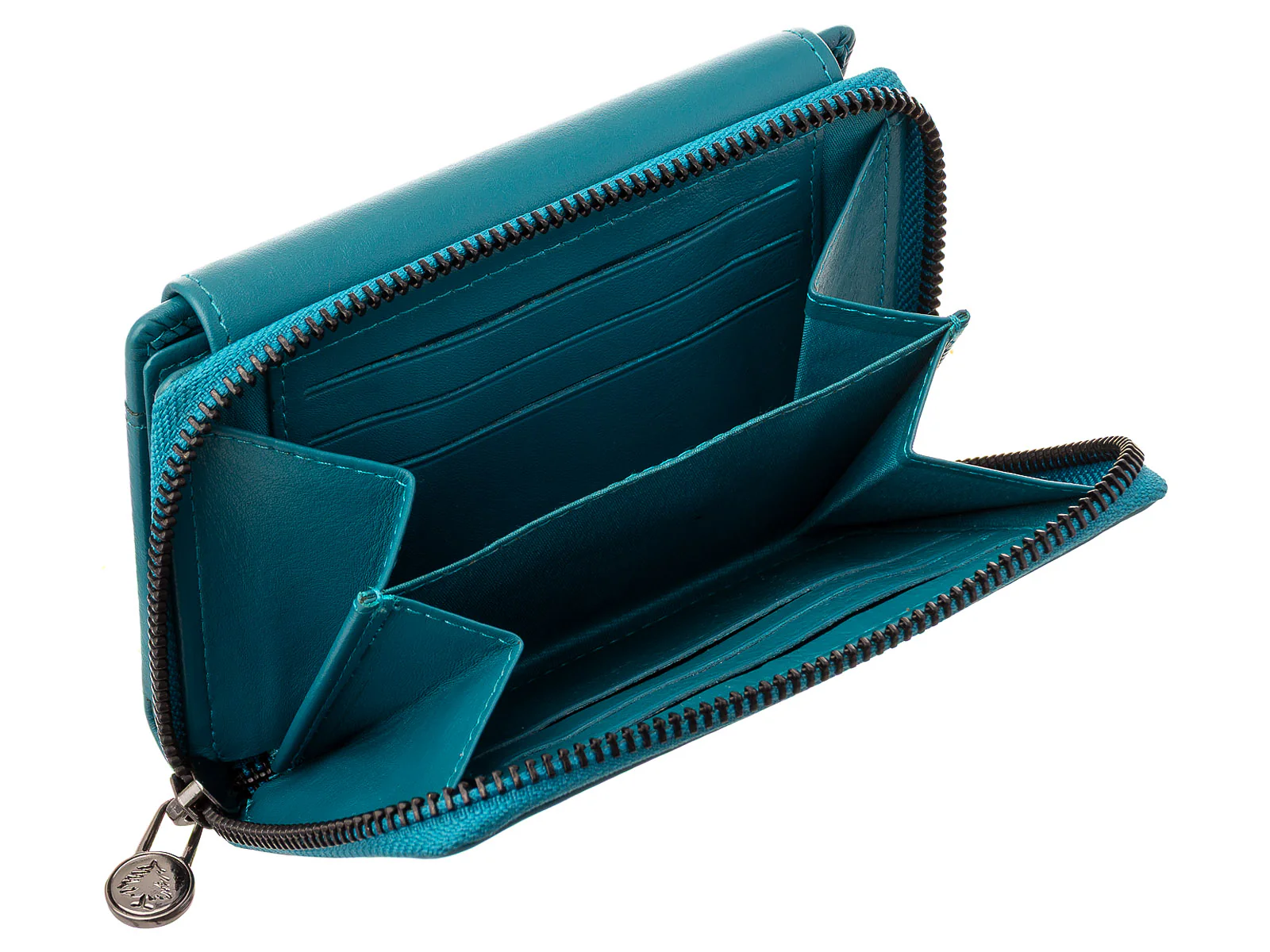 Greenwood Damen Geldbörse BAXX20 Nappa Leder mit RFID royalblue - Image 24