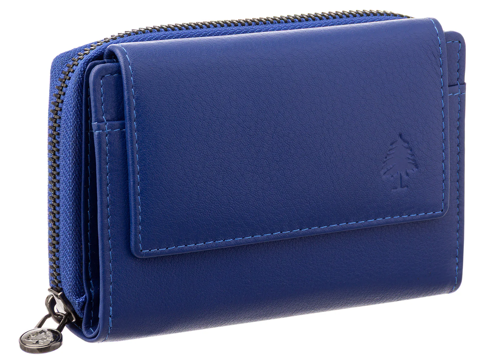 Greenwood Damen Geldbörse BAXX20 Nappa Leder mit RFID royalblue - Image 8