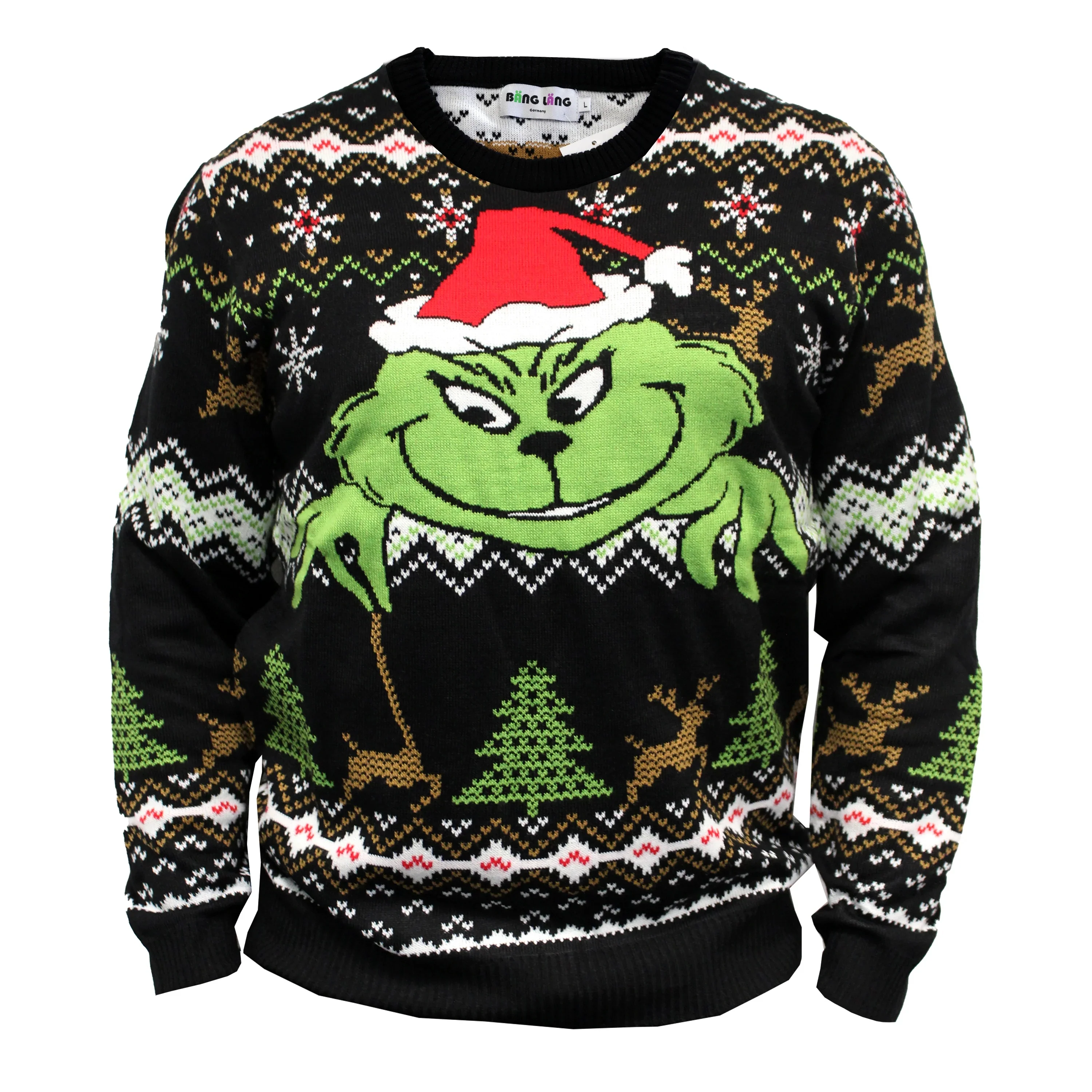Grinch Sweater Ugly Christmas Weihnachts Pullover Damen Herren - Image 2