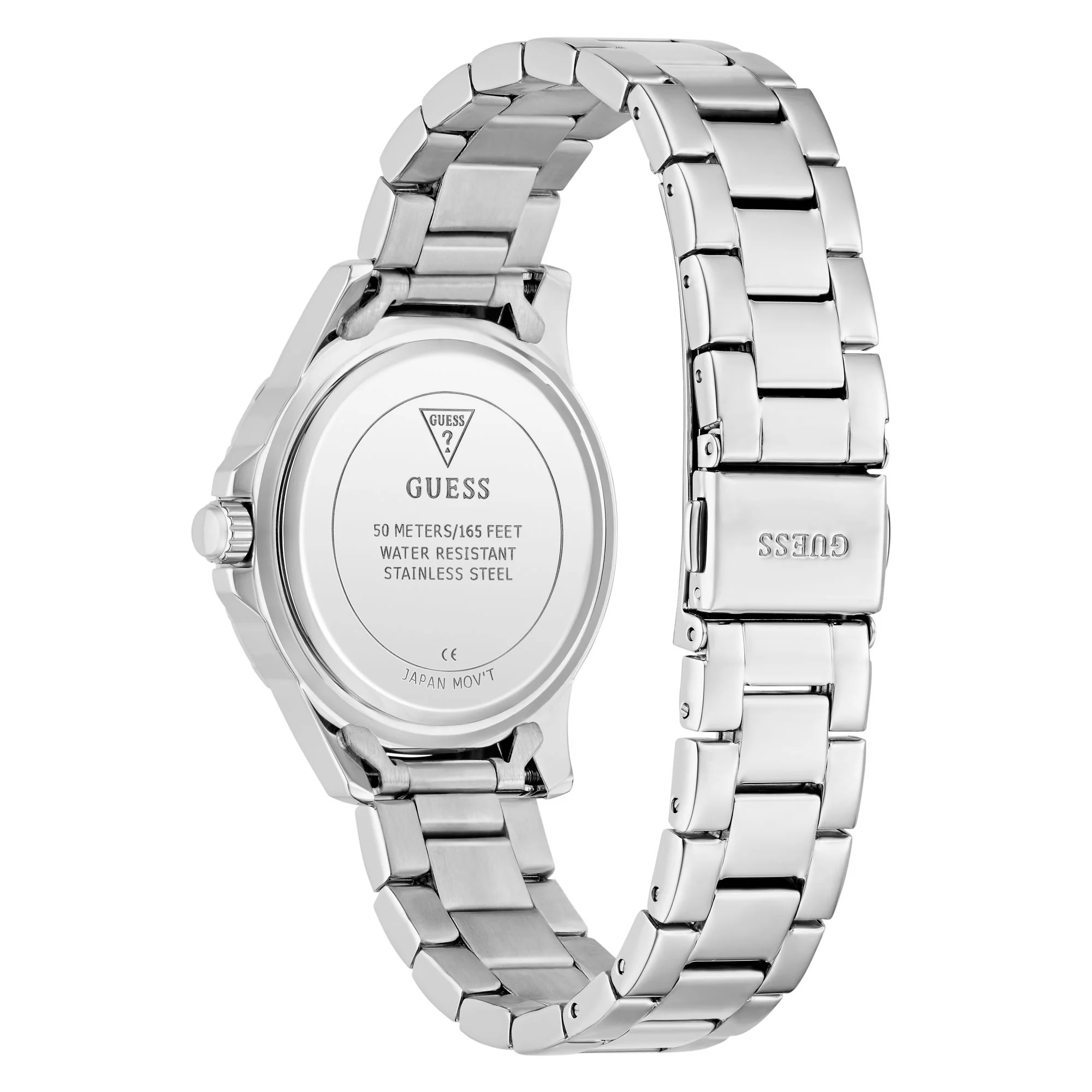 Guess Damen Uhr Armbanduhr MIST GW0948L1 Edelstahl silber - Image 4