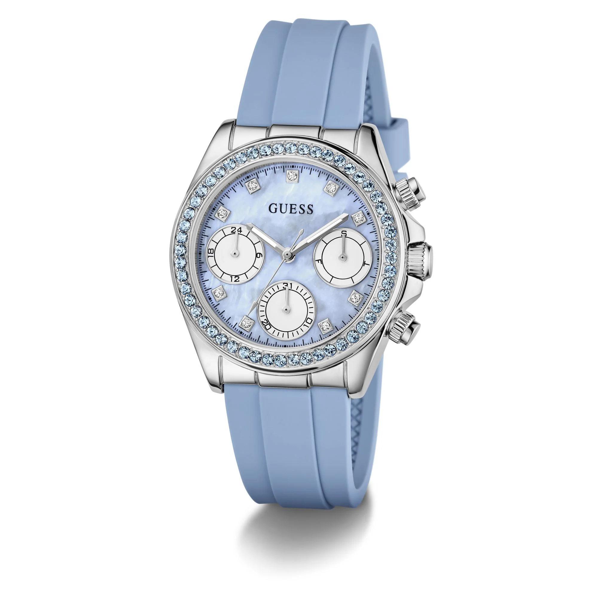 Guess Damen Uhr Armbanduhr VICTORIA GW1038L1 Silikon - Image 11