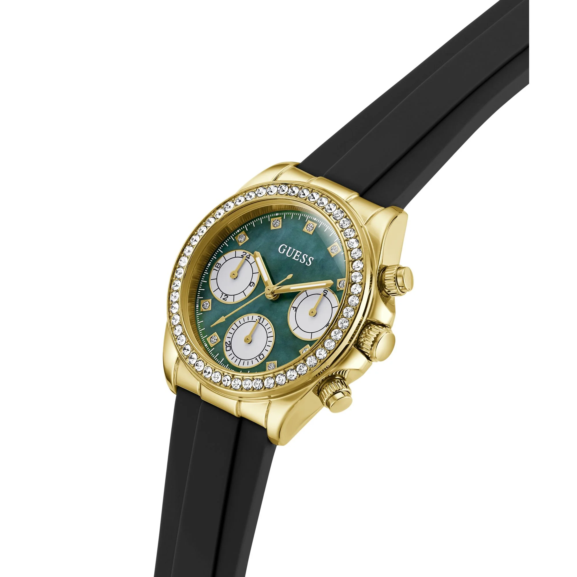 Guess Damen Uhr Armbanduhr VICTORIA GW1038L1 Silikon - Image 2
