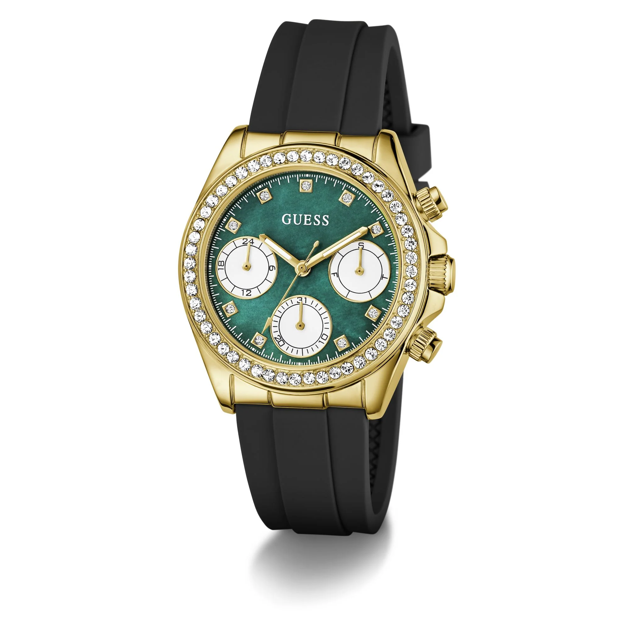 Guess Damen Uhr Armbanduhr VICTORIA GW1038L1 Silikon - Image 5