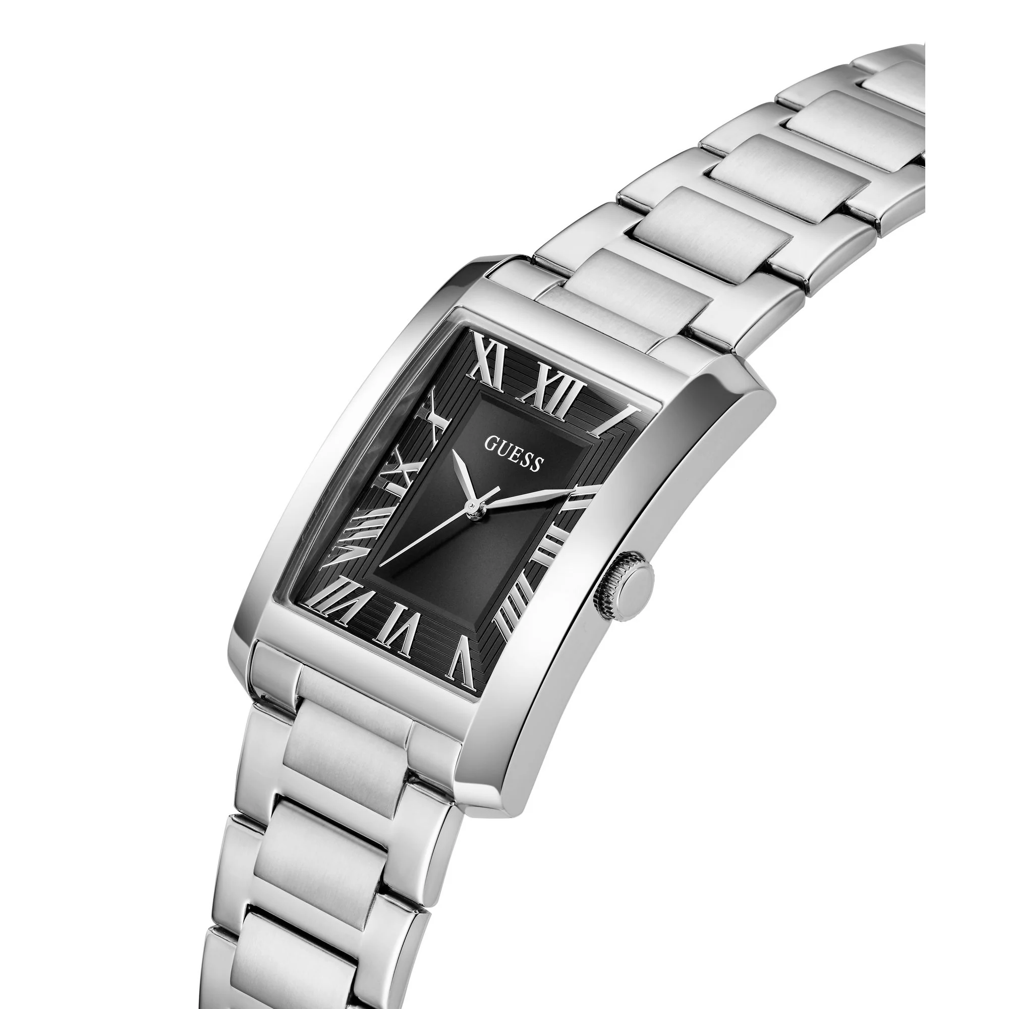 Guess Herren Uhr Armbanduhr Clyde GW0896G1 Edelstahl silber - Image 2