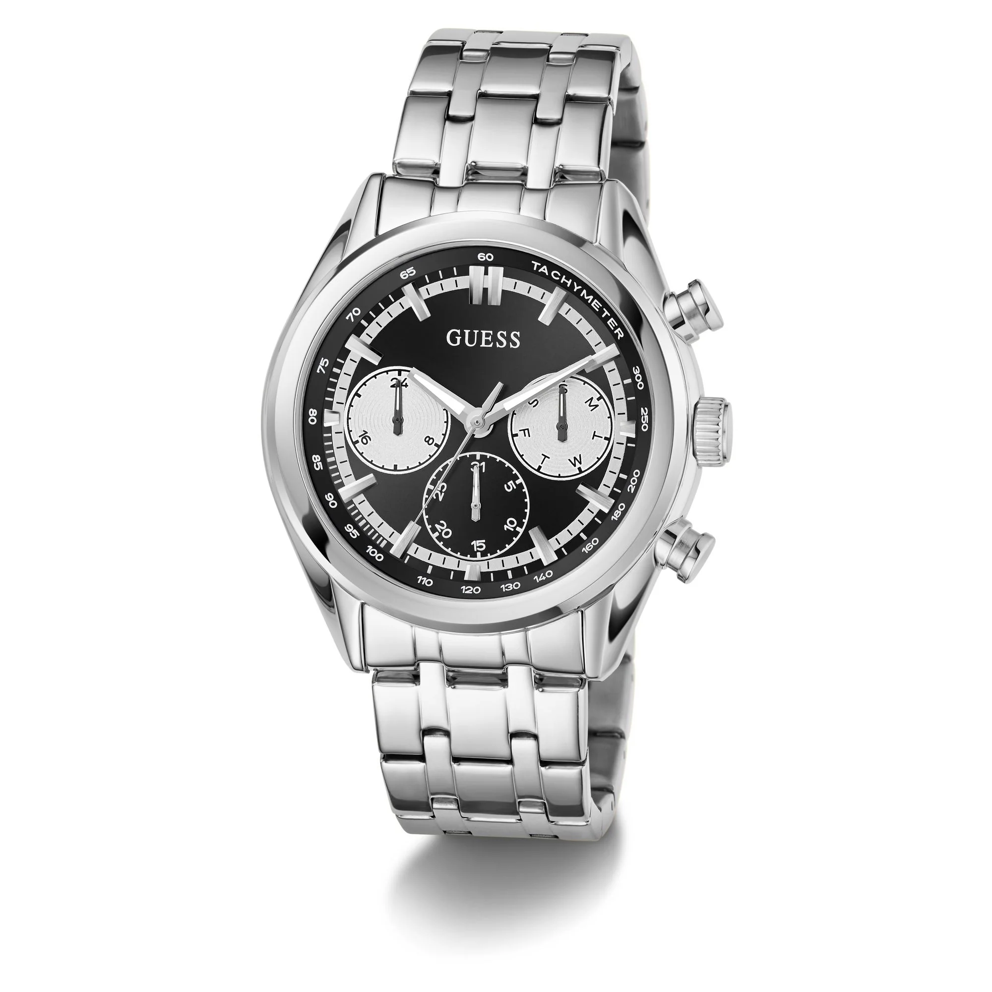 Guess Herren Uhr Armbanduhr DAWSON GW0971G1 Edelstahl silber - Image 5