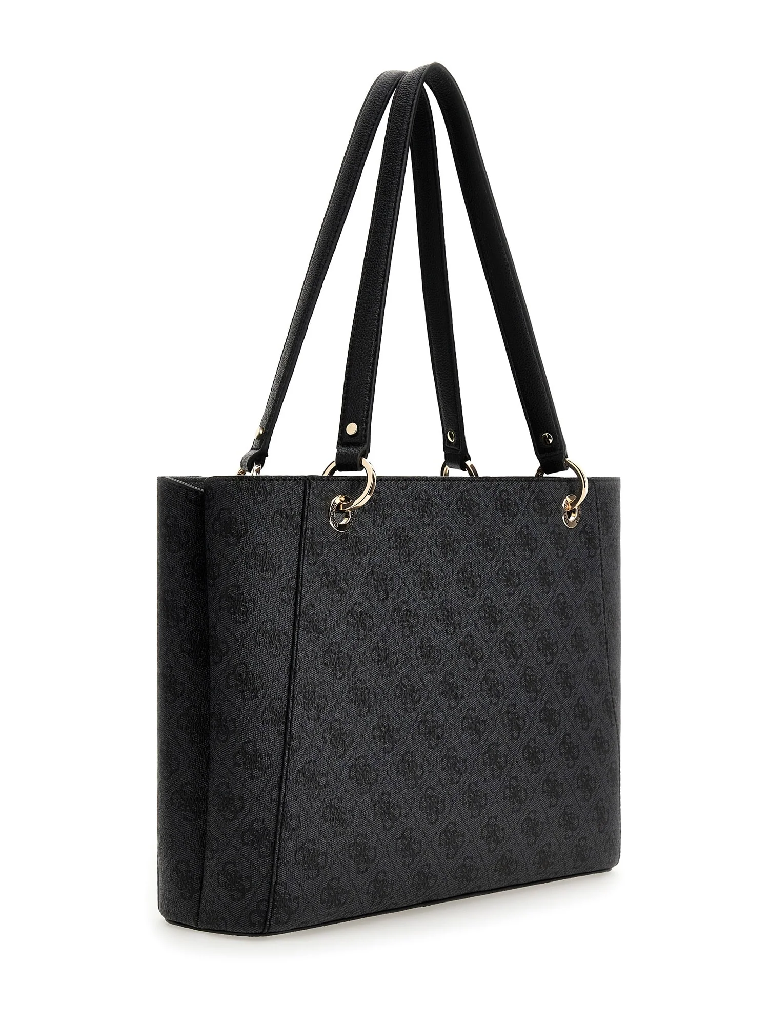 GUESS HWBG9672250 NOELLE II TOTE Woman Shopper dark taupe logo - Image 10